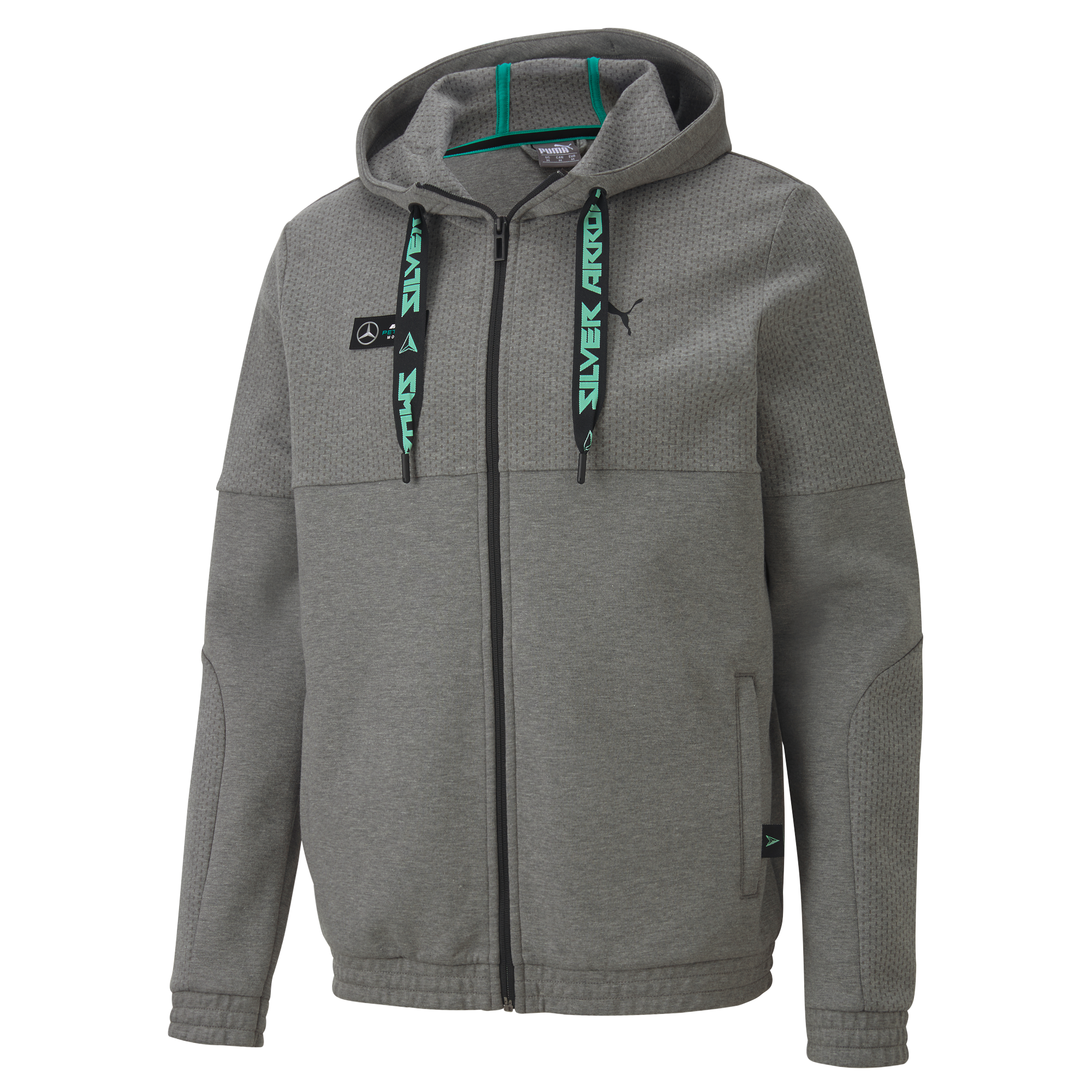 Men's sweat hoodie - grey, S
