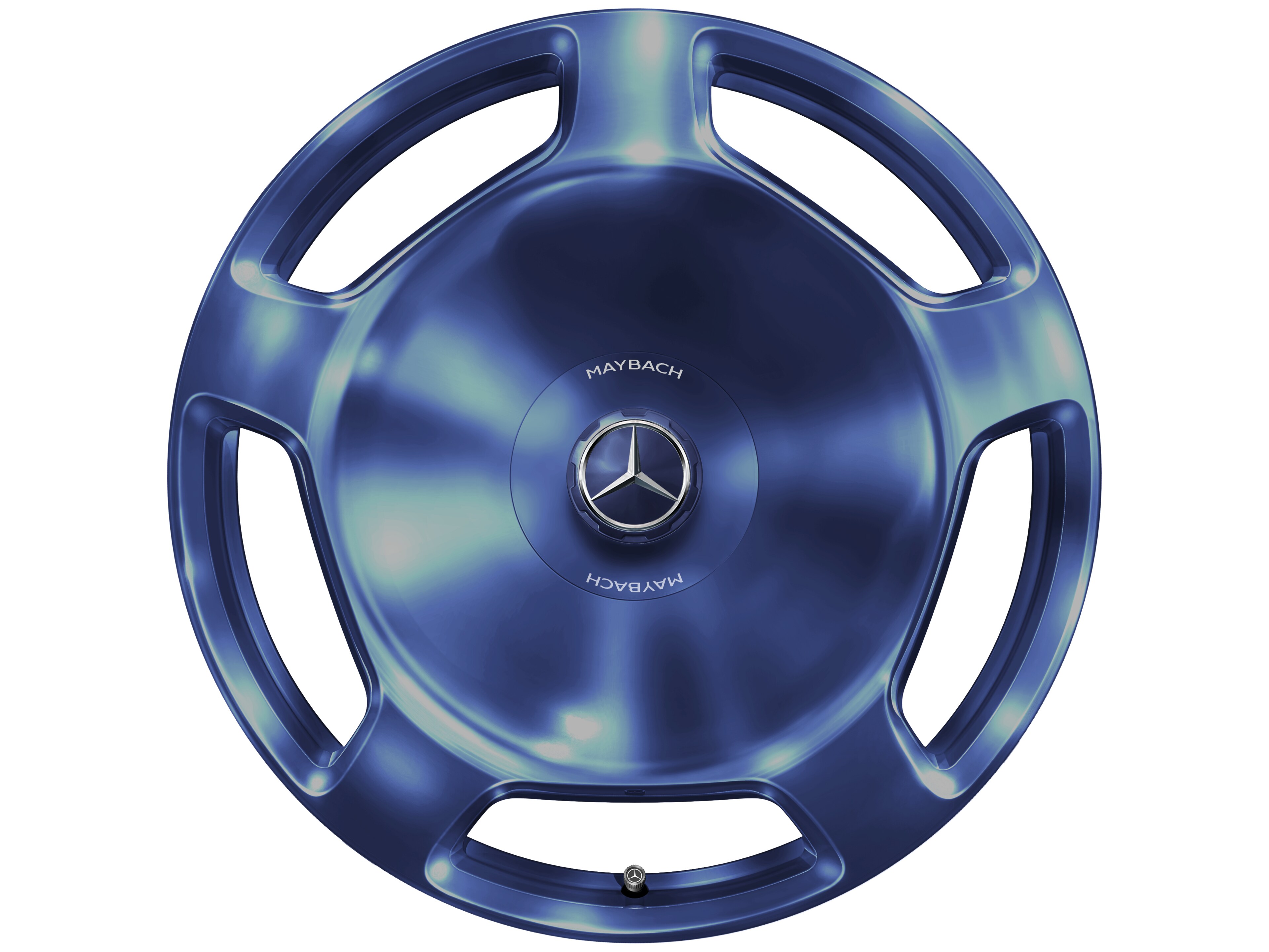 5-hole wheel, 50.8 cm (20-inch) - 10 J x 20 ET 48,1, nautical blue, polished