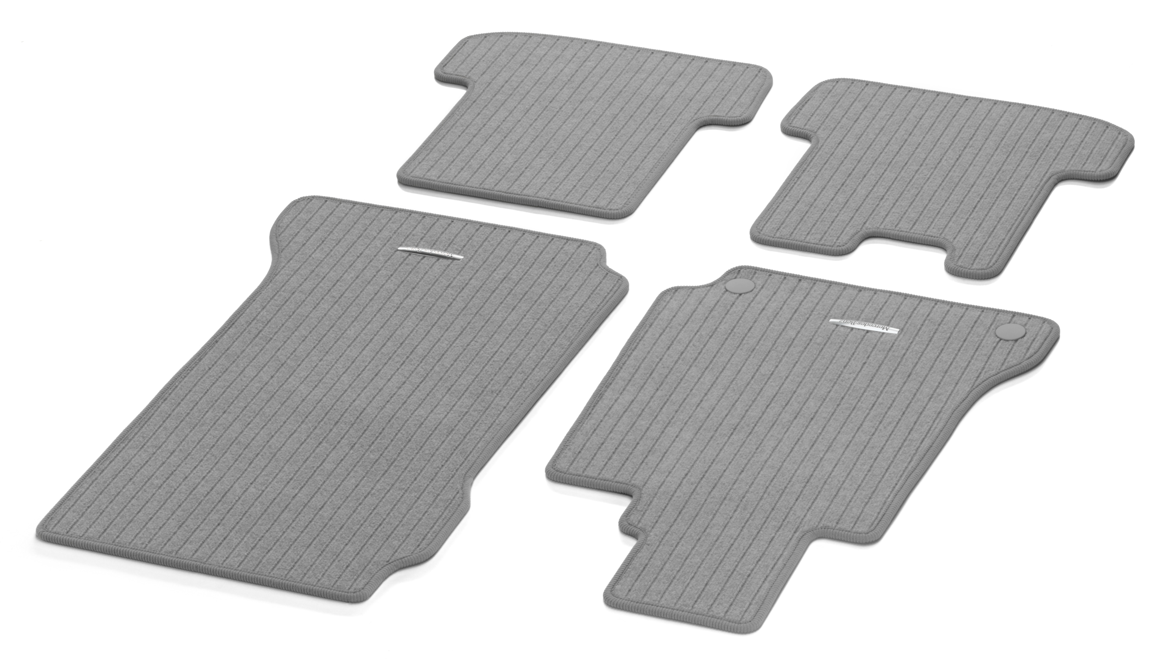 Ripsmatten, CLASSIC, Satz, 4-teilig - RL, alpakagrau