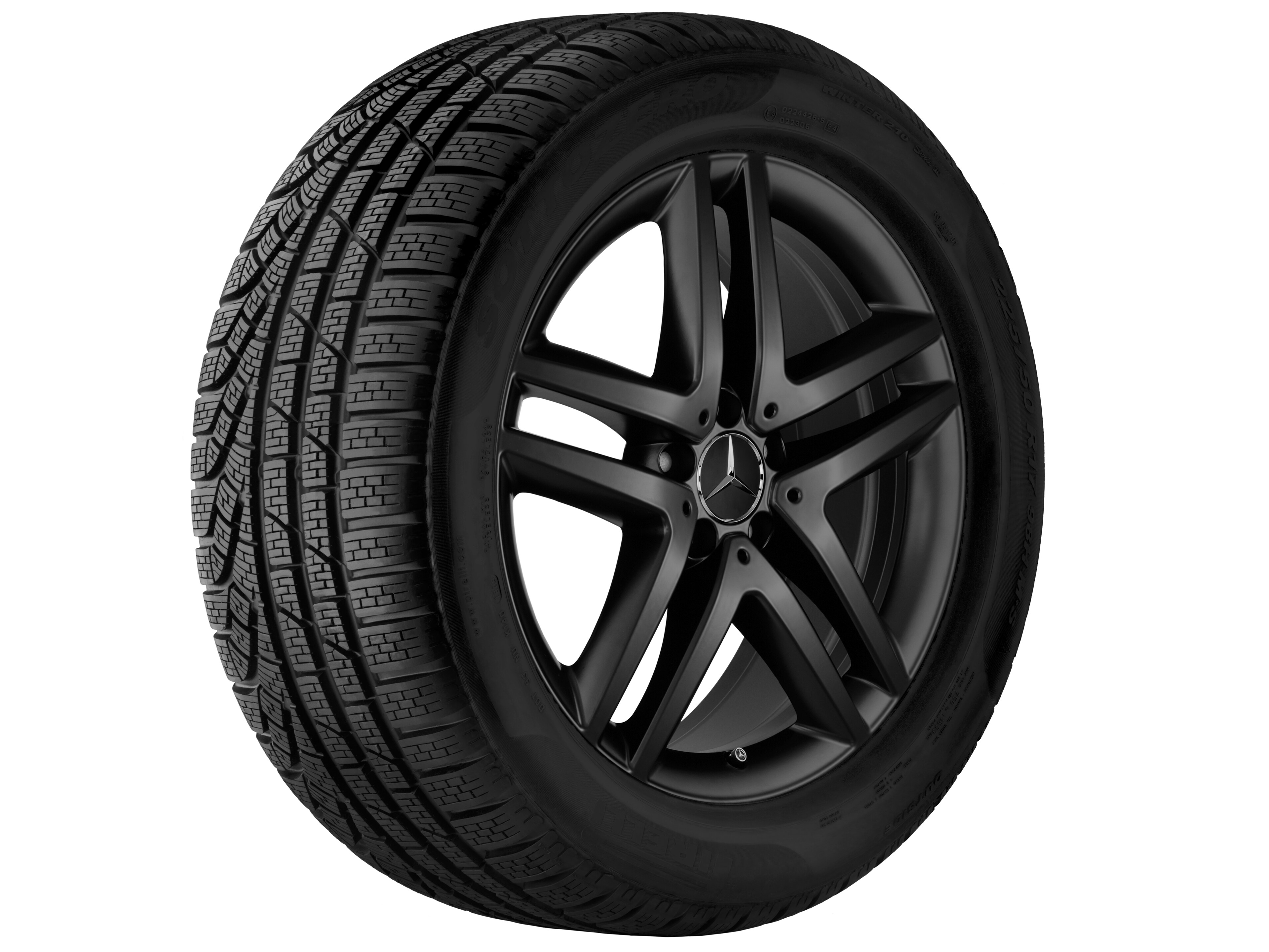 5-twin-spoke wheel - 245/45 R19  102Y, 8 J x 19 ET 52