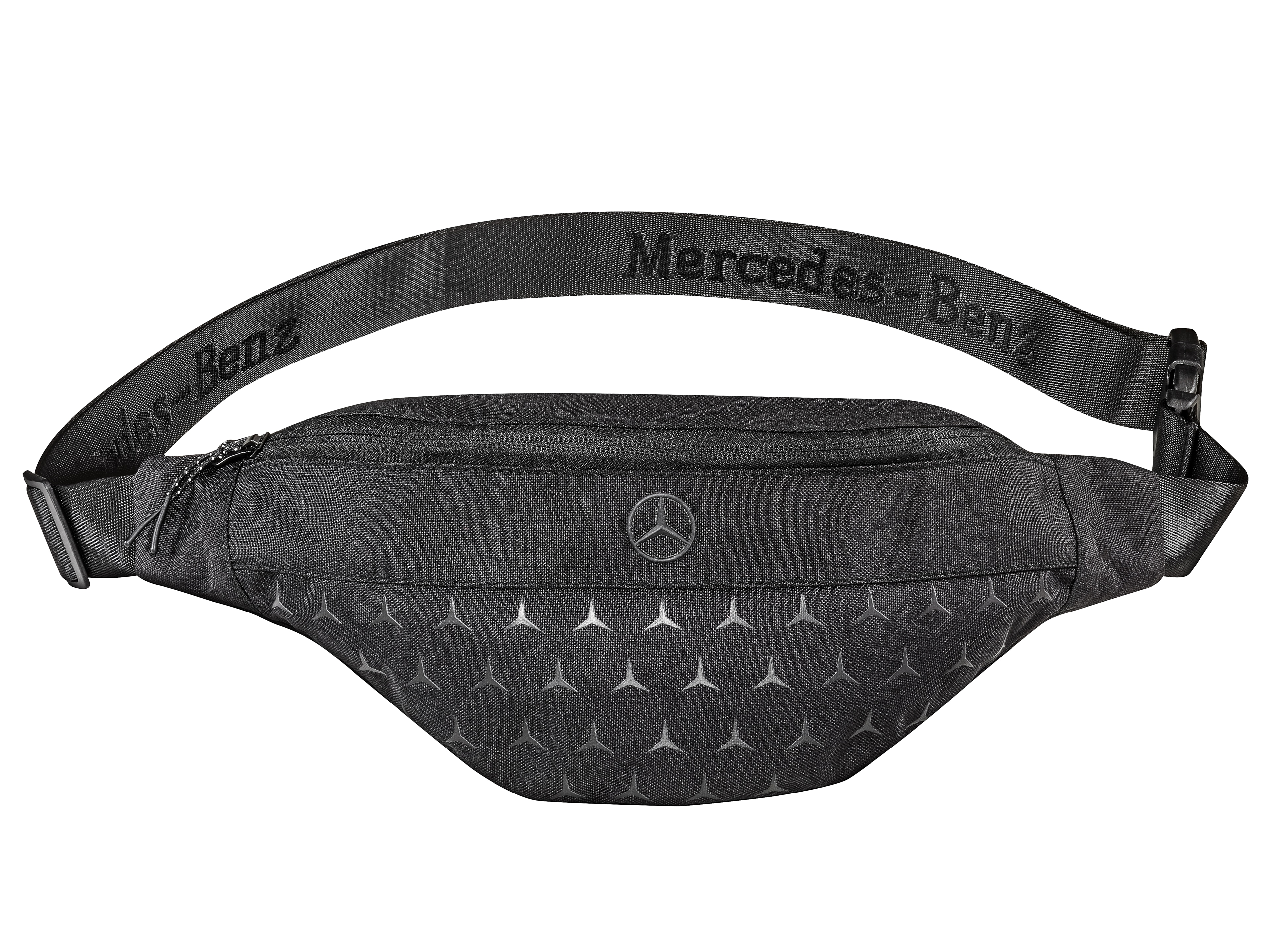 Bauchtasche - schwarz, Polyester (recycelt)
