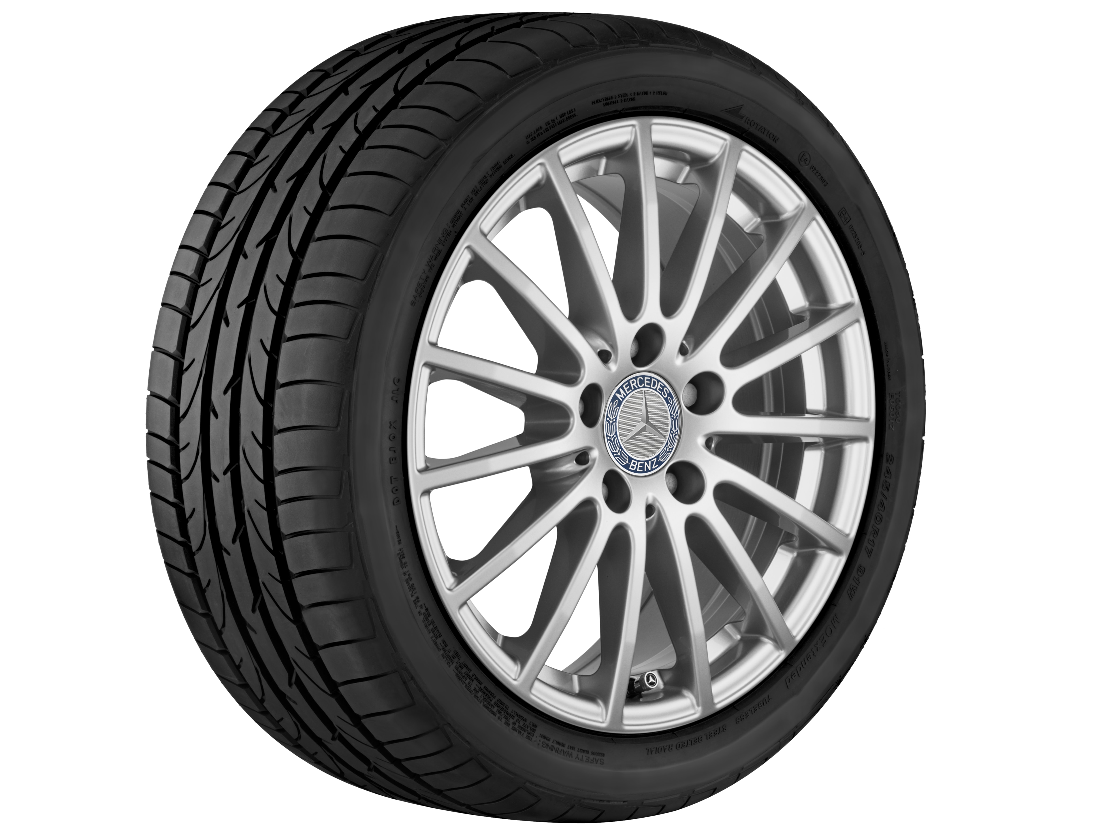 Vielspeichen-Rad - 205/65 R16 XL 99R, 7 J x 16 ET 32