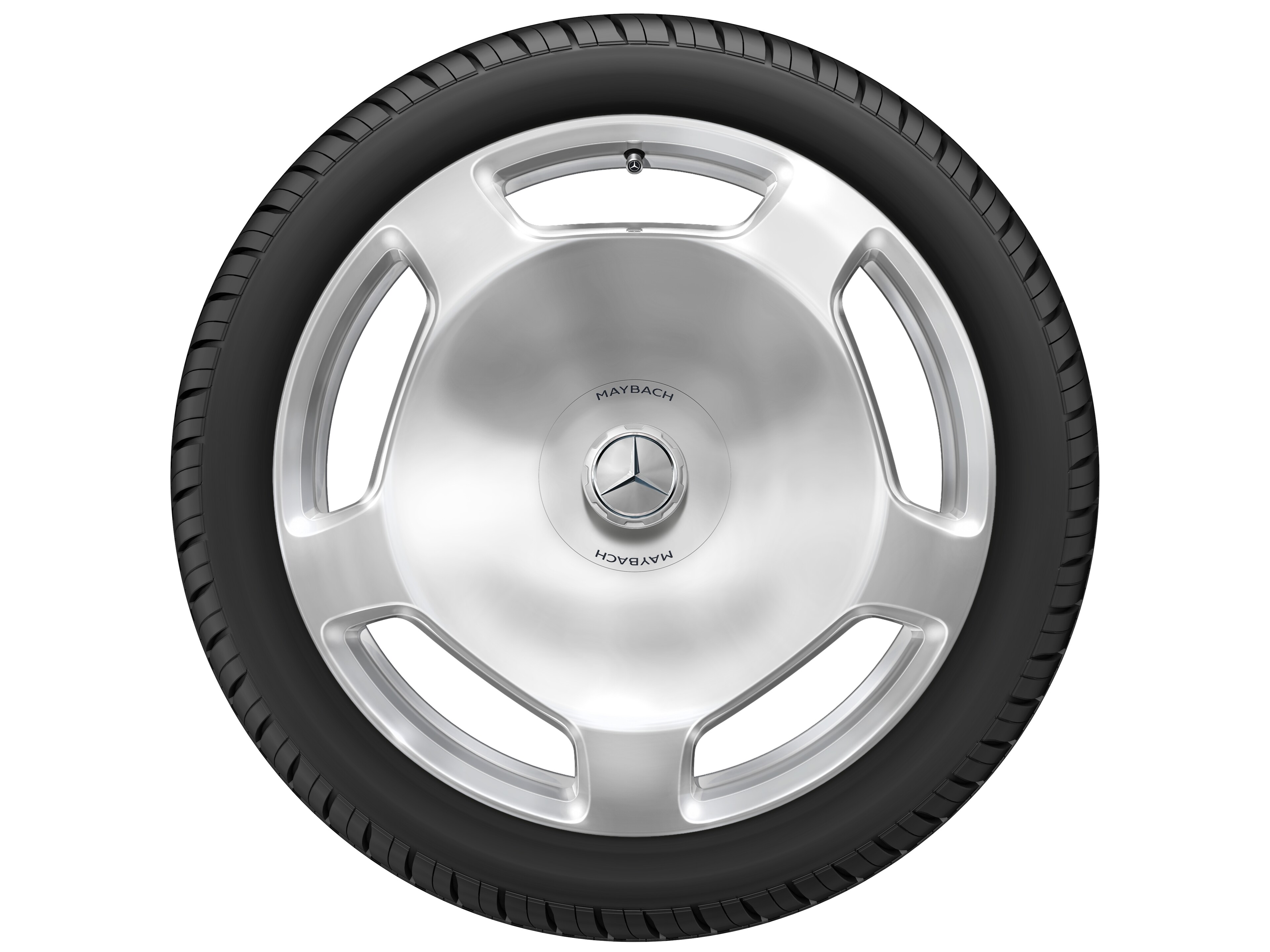 5-hole wheel, 50.8 cm (20-inch) - 10 J x 20 ET 48,1, silver-coloured, polished