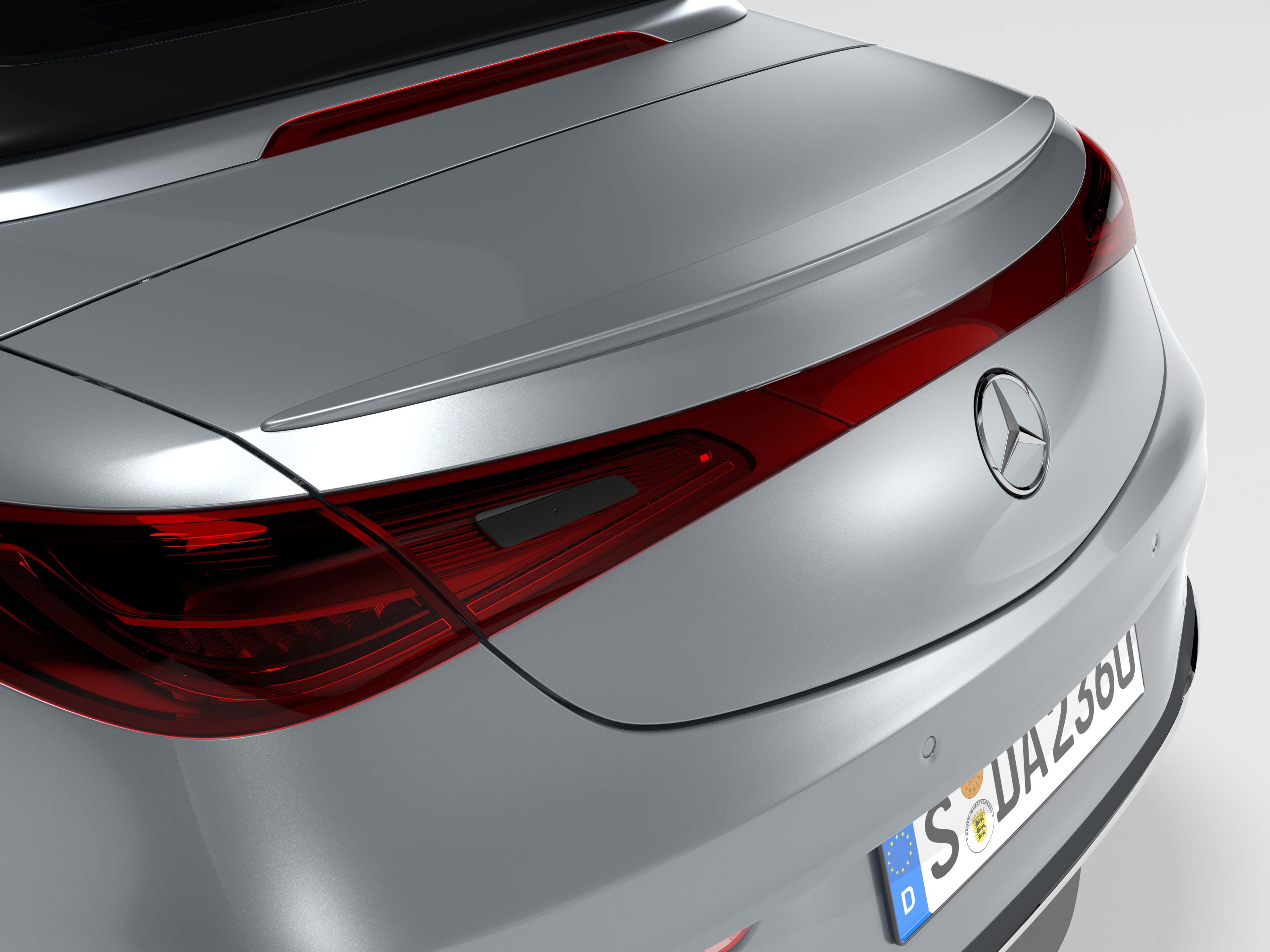 Rear spoiler - Polyurethane, primed
