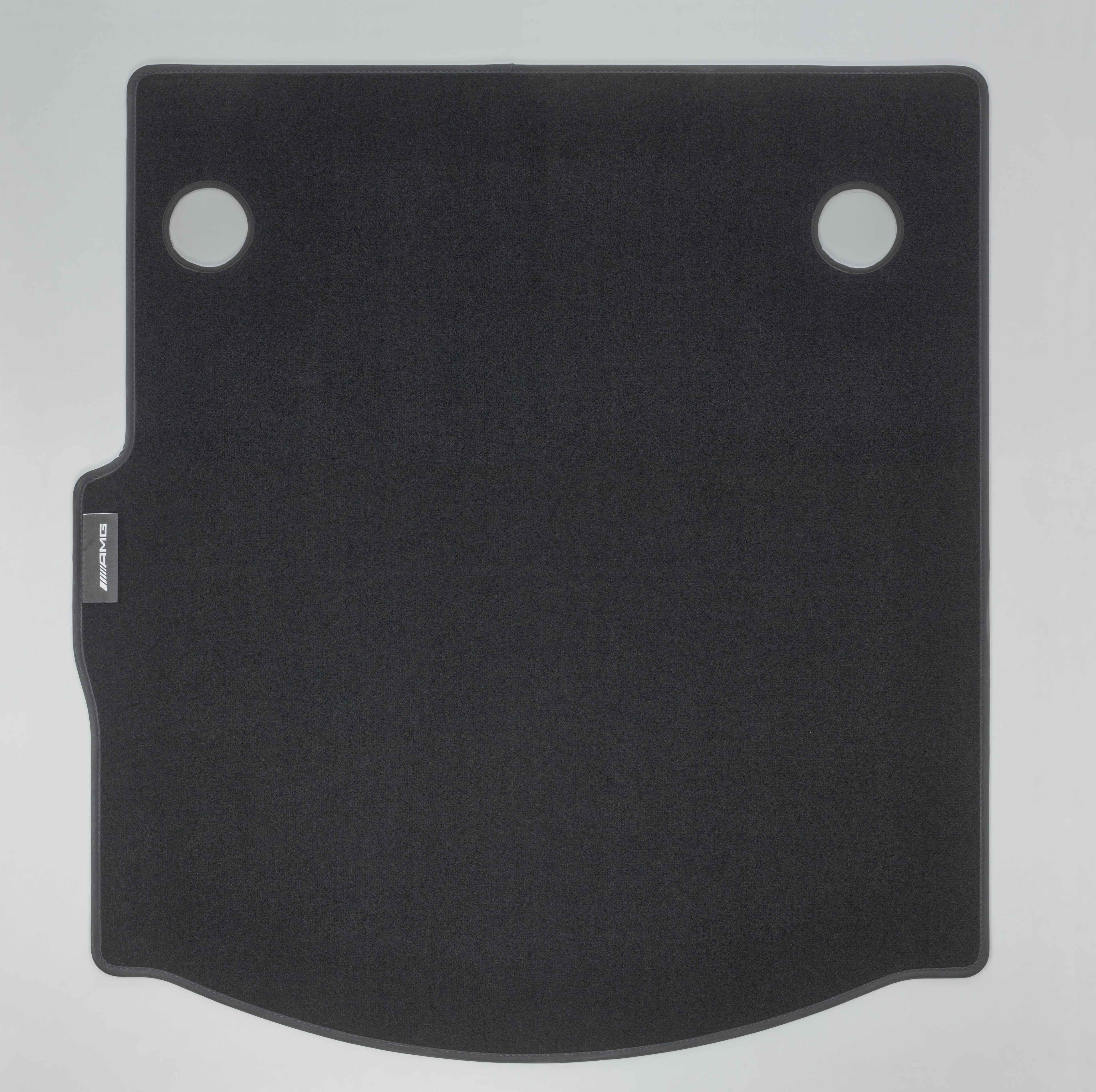 Velour floor mat for boot, accurate fit - black, Polyamide