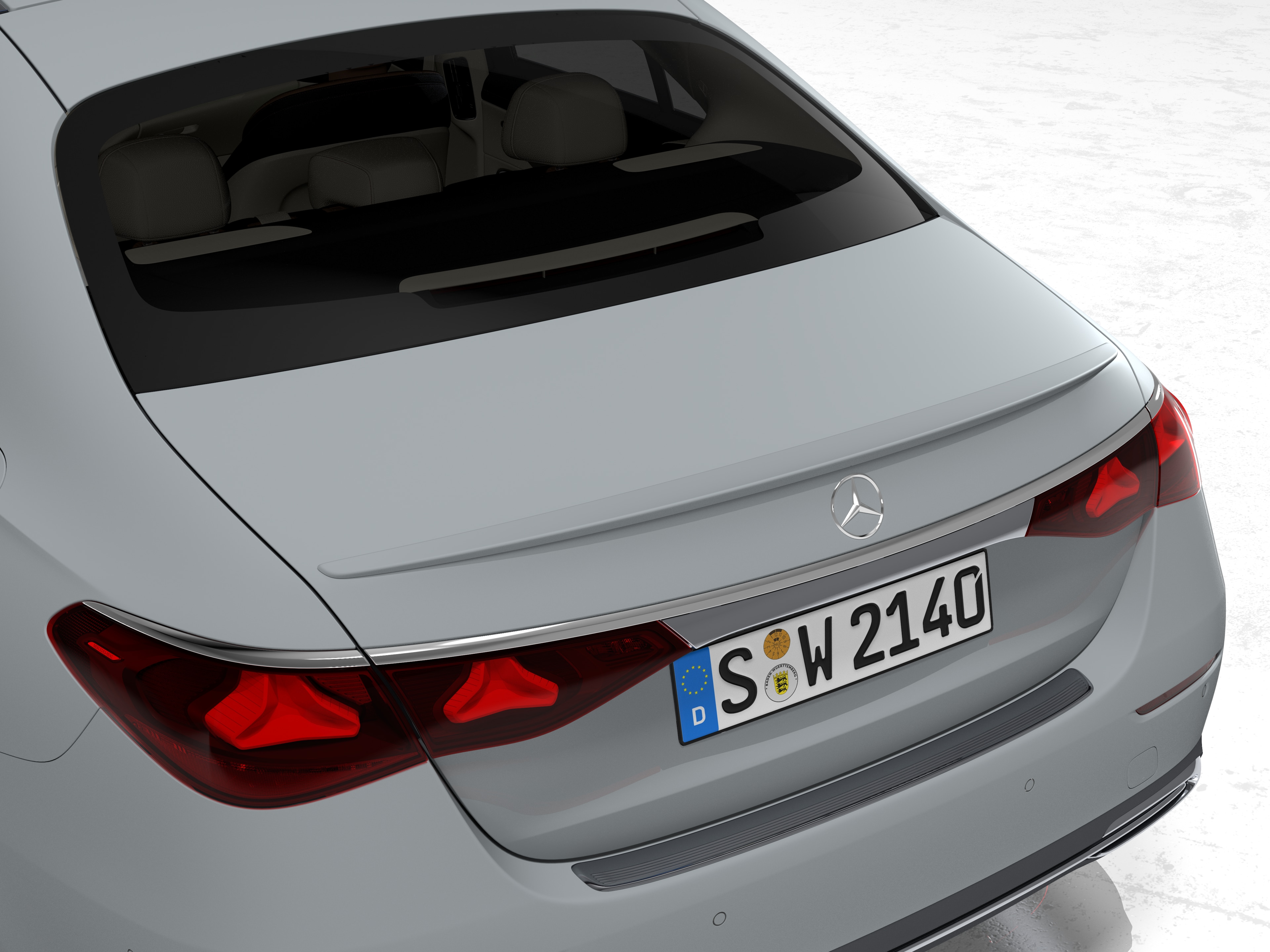 Rear spoiler - Polyurethane, primed