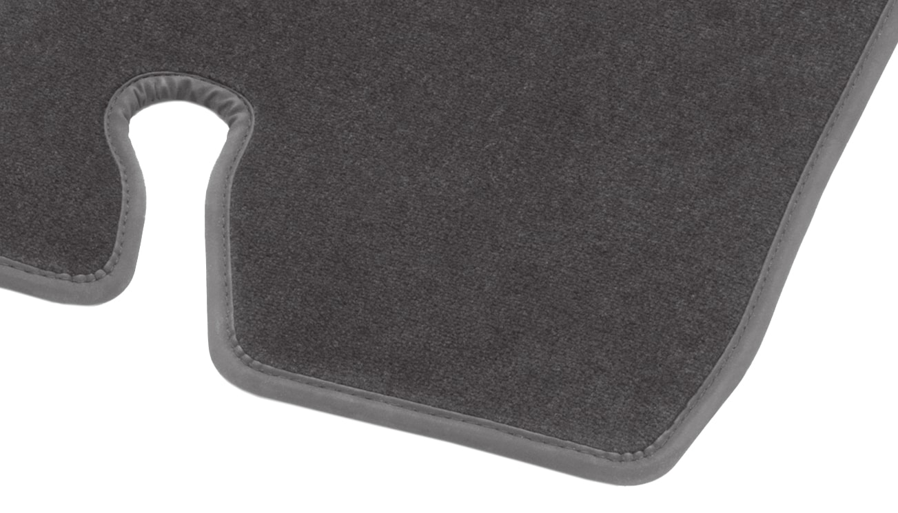Veloursmatten, CLASSIC, 3. Sitzreihe, 2-teilig - LL/RL, basaltgrau