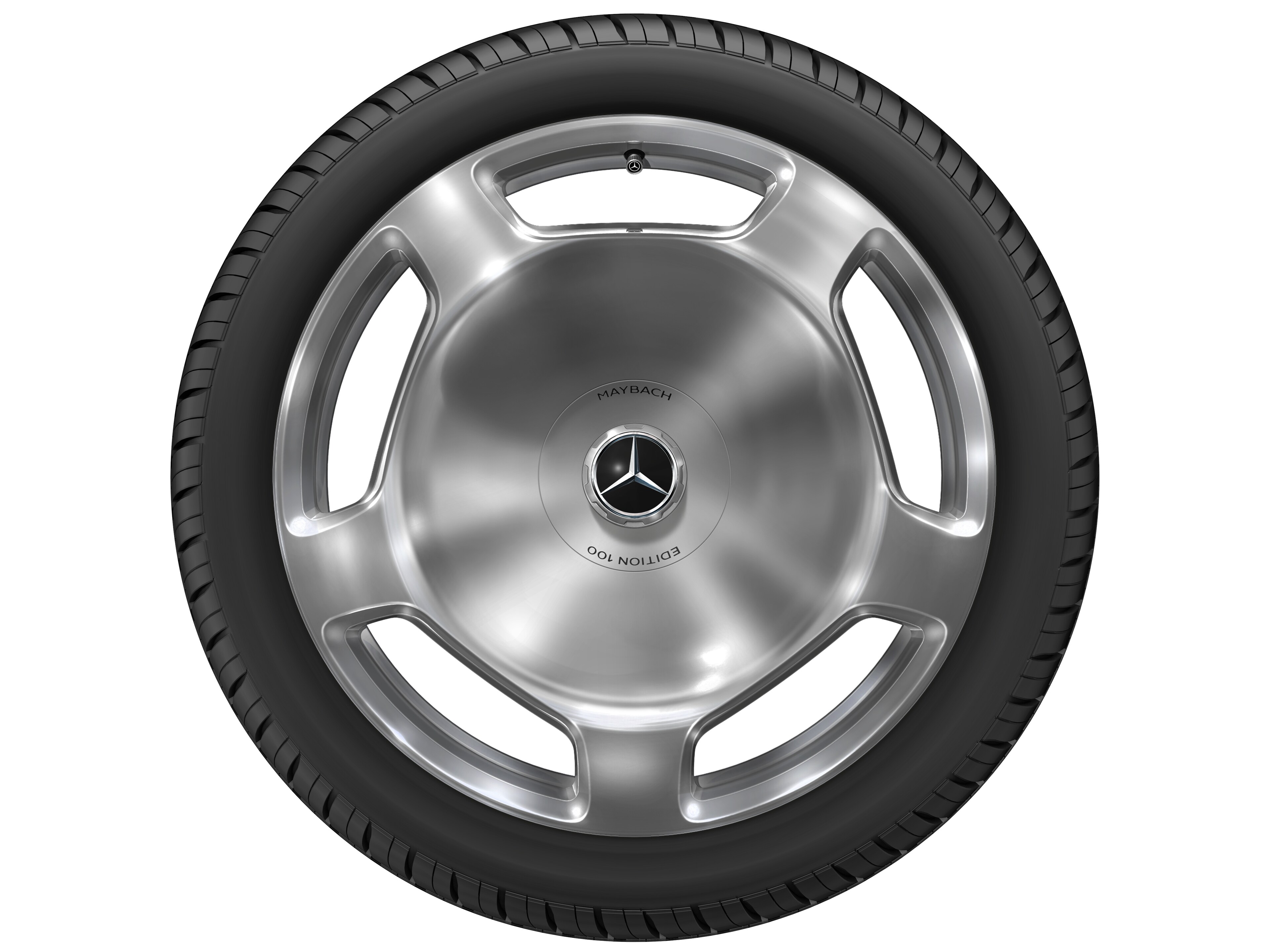 5-hole wheel, 50.8 cm (20-inch) - 10 J x 20 ET 48,1, dark platinum gloss, forged
