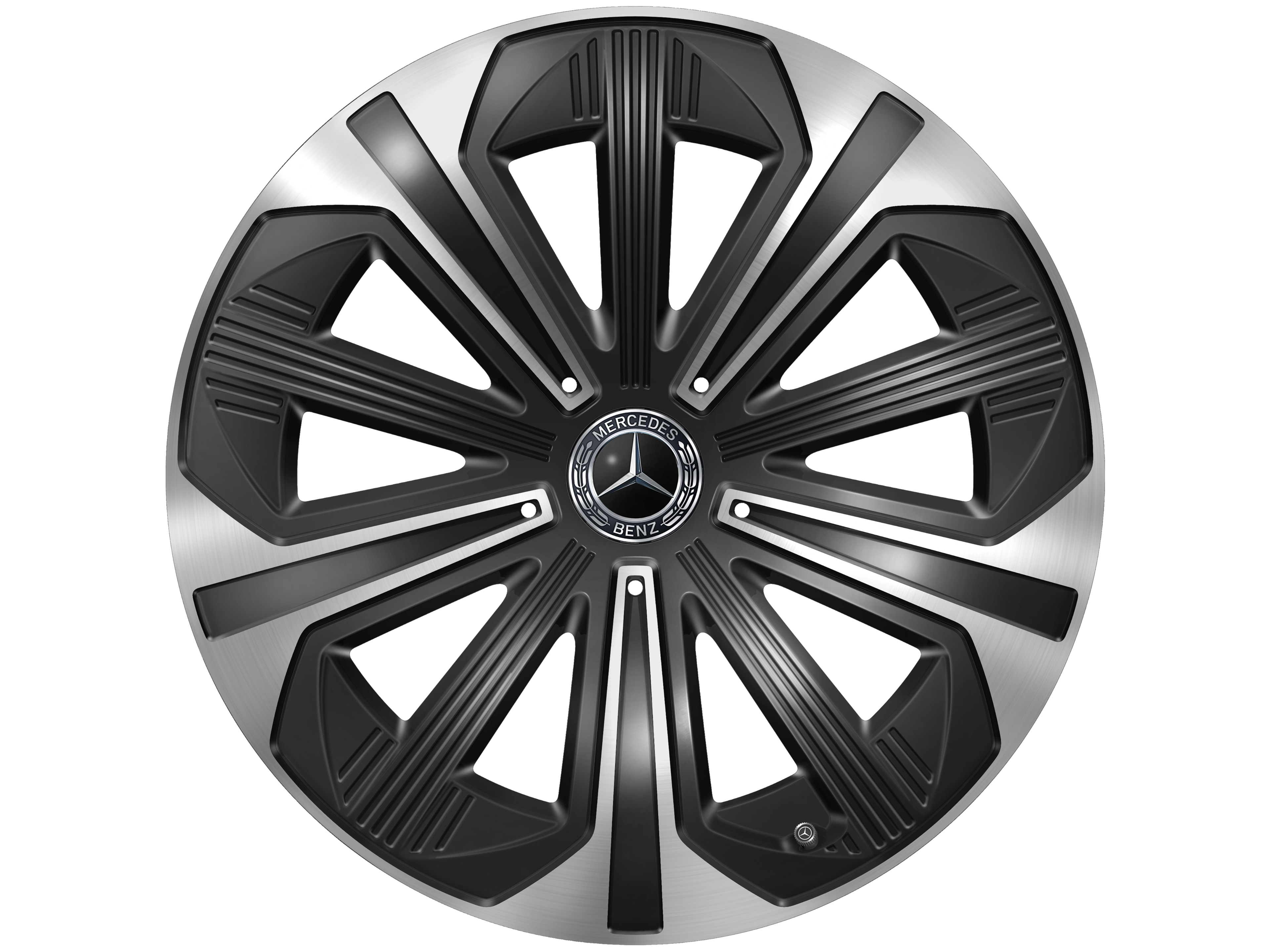 5-Speichen-Rad, 48,3 cm (19 Zoll) - 9,5 J x 19 ET 51, schwarz, glanzgedreht