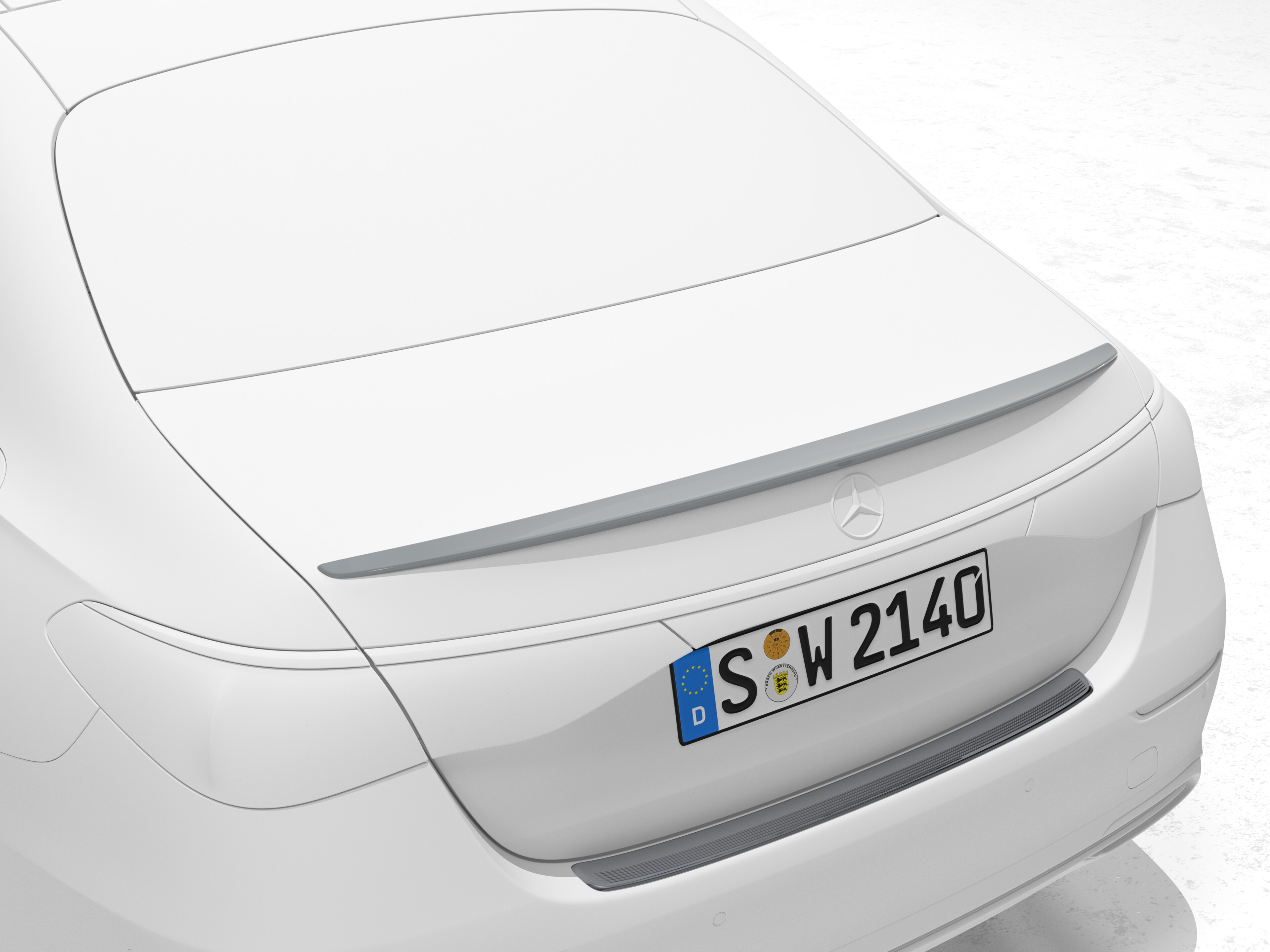 Rear spoiler - Polyurethane, primed