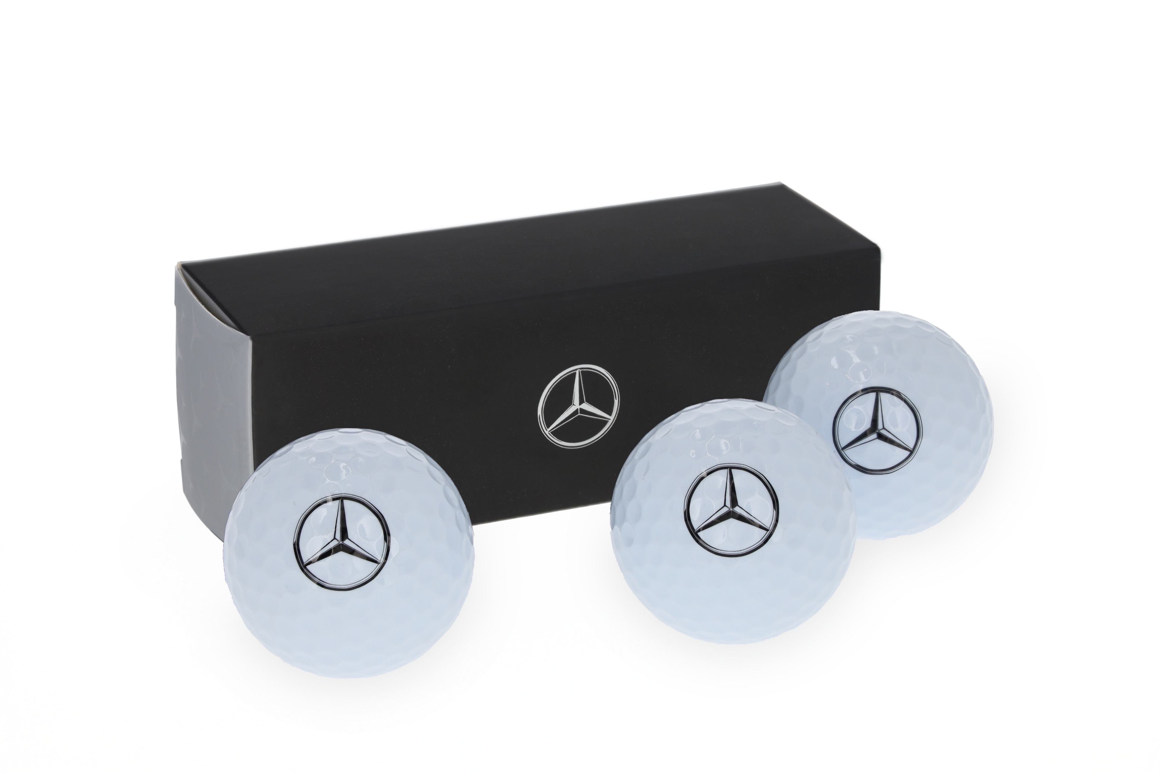 Golf balls, Set of 3 - white, Surlyn / Rubber