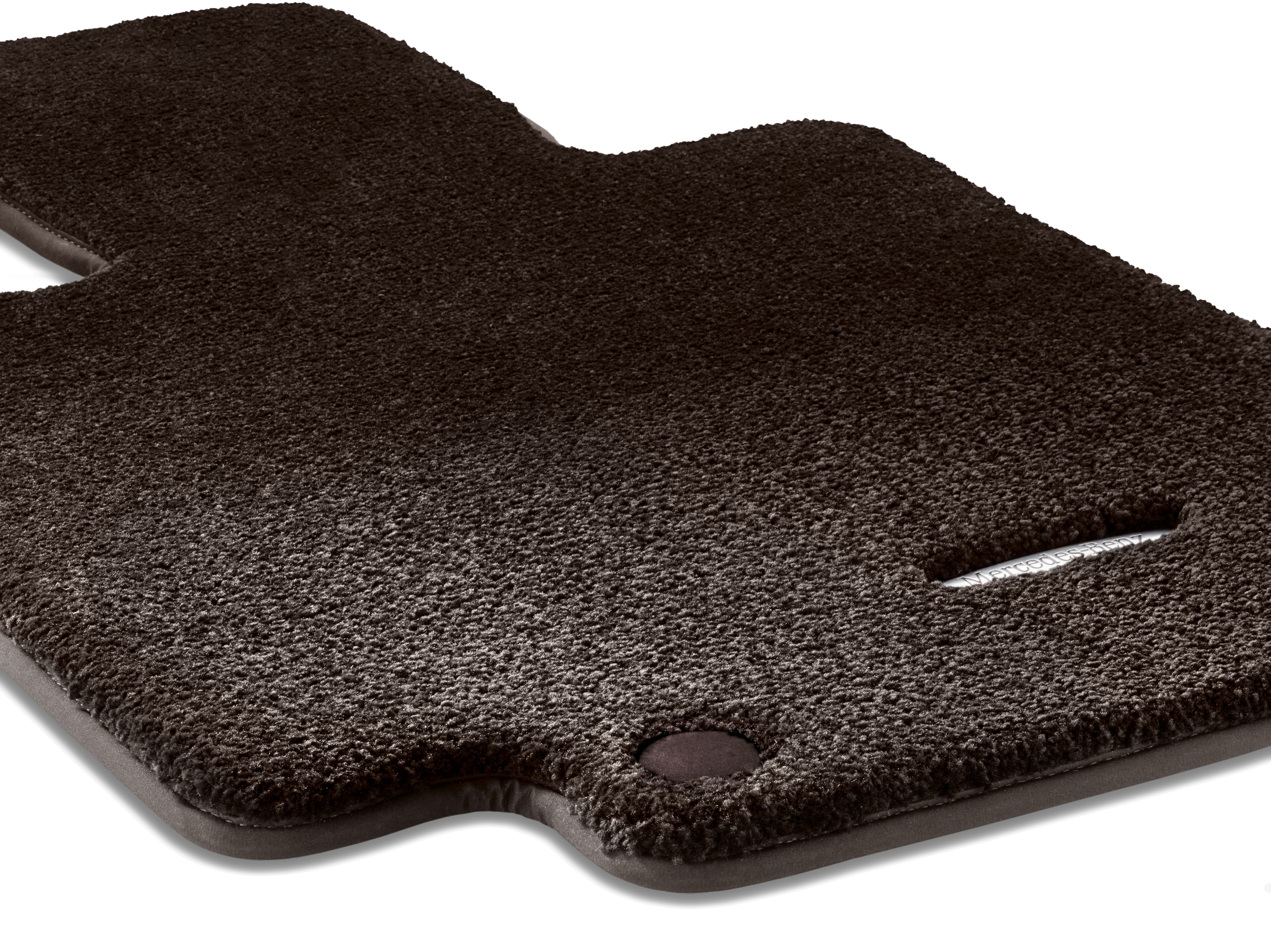 Velour floor mats EXCLUSIVE, Driver/front passenger's mat, Set of 2 - LHD, espresso brown