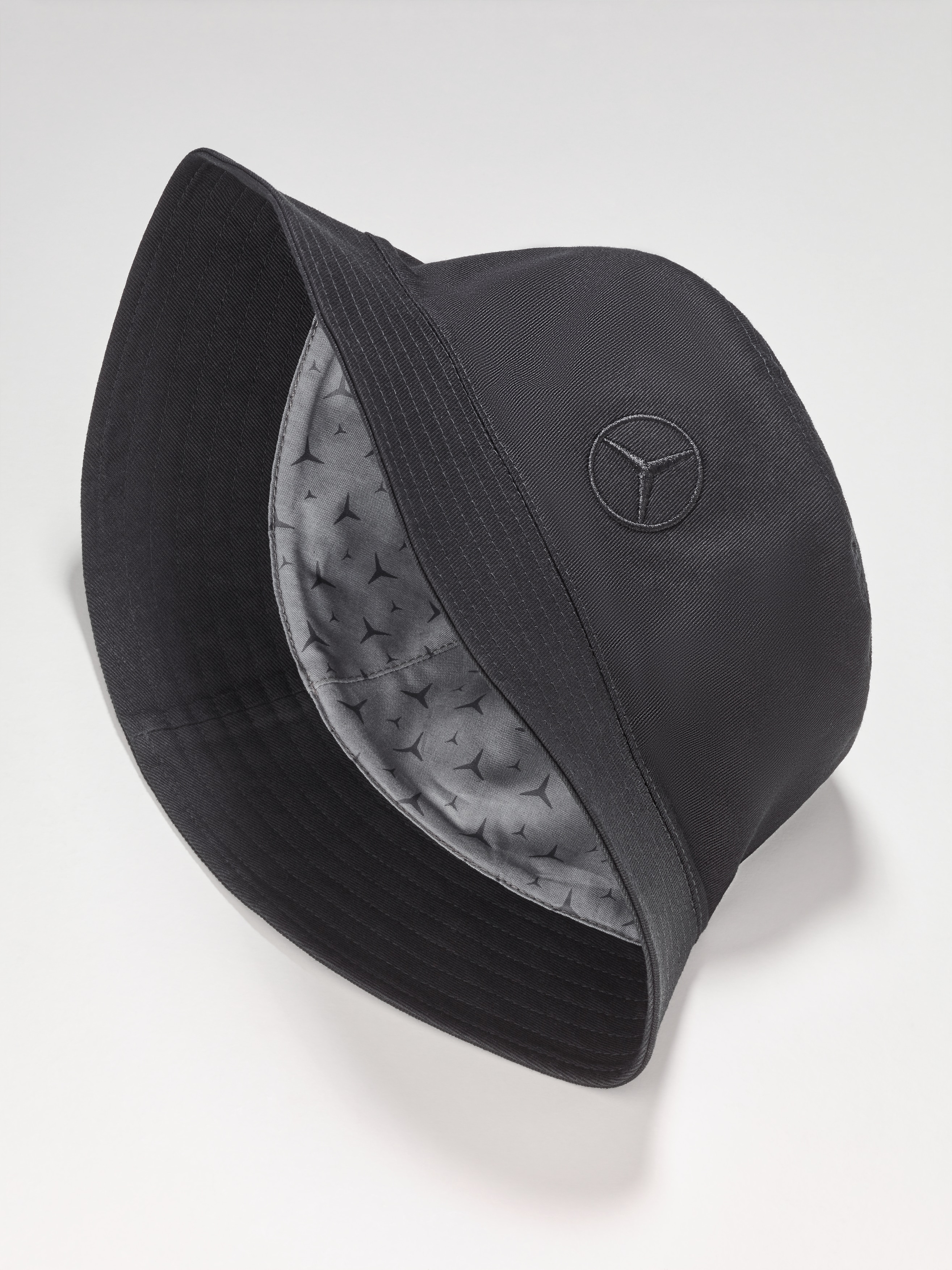 Bucket Hat - schwarz, Baumwolle (Bio)