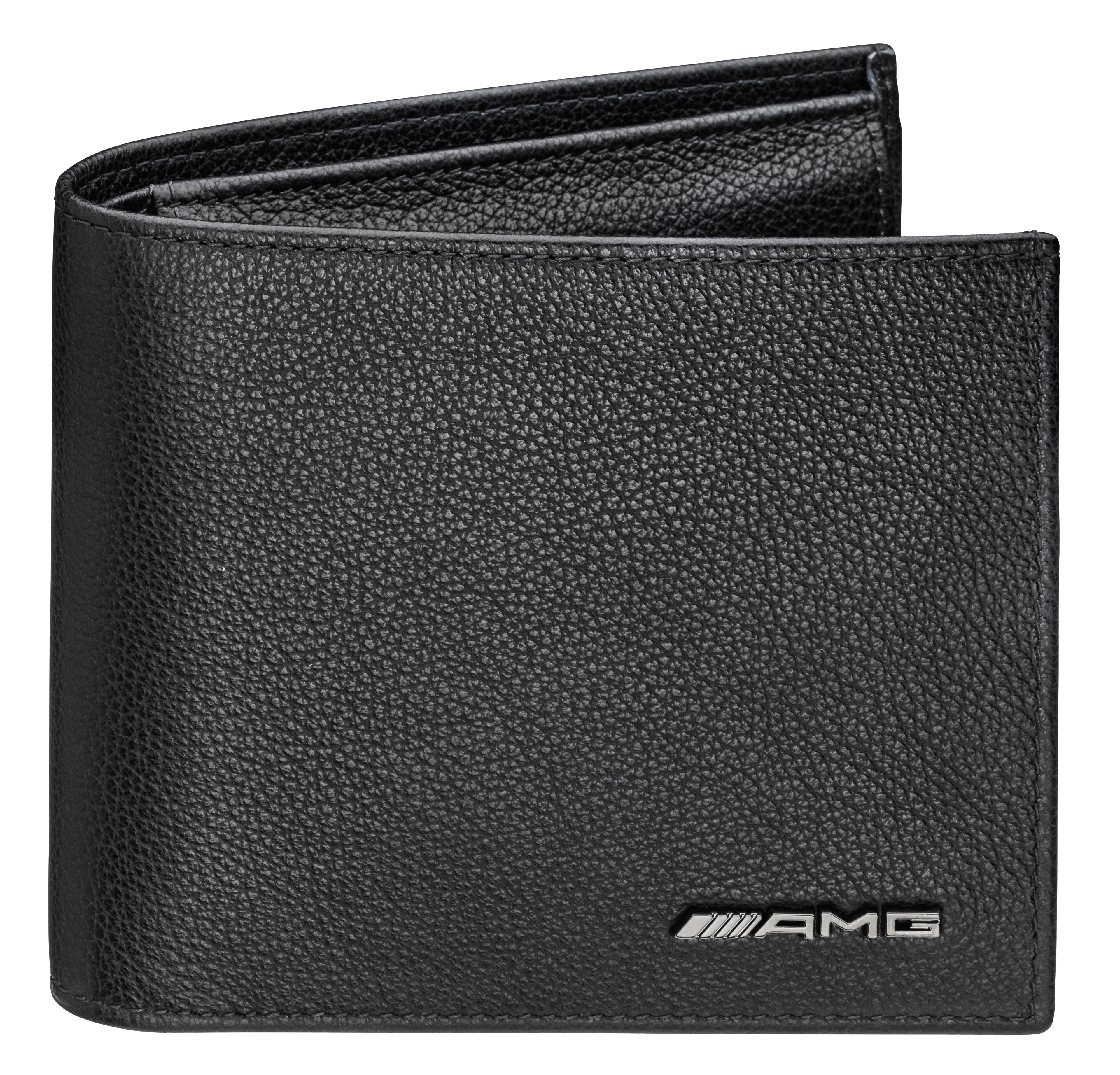 AMG wallet - black, Leather