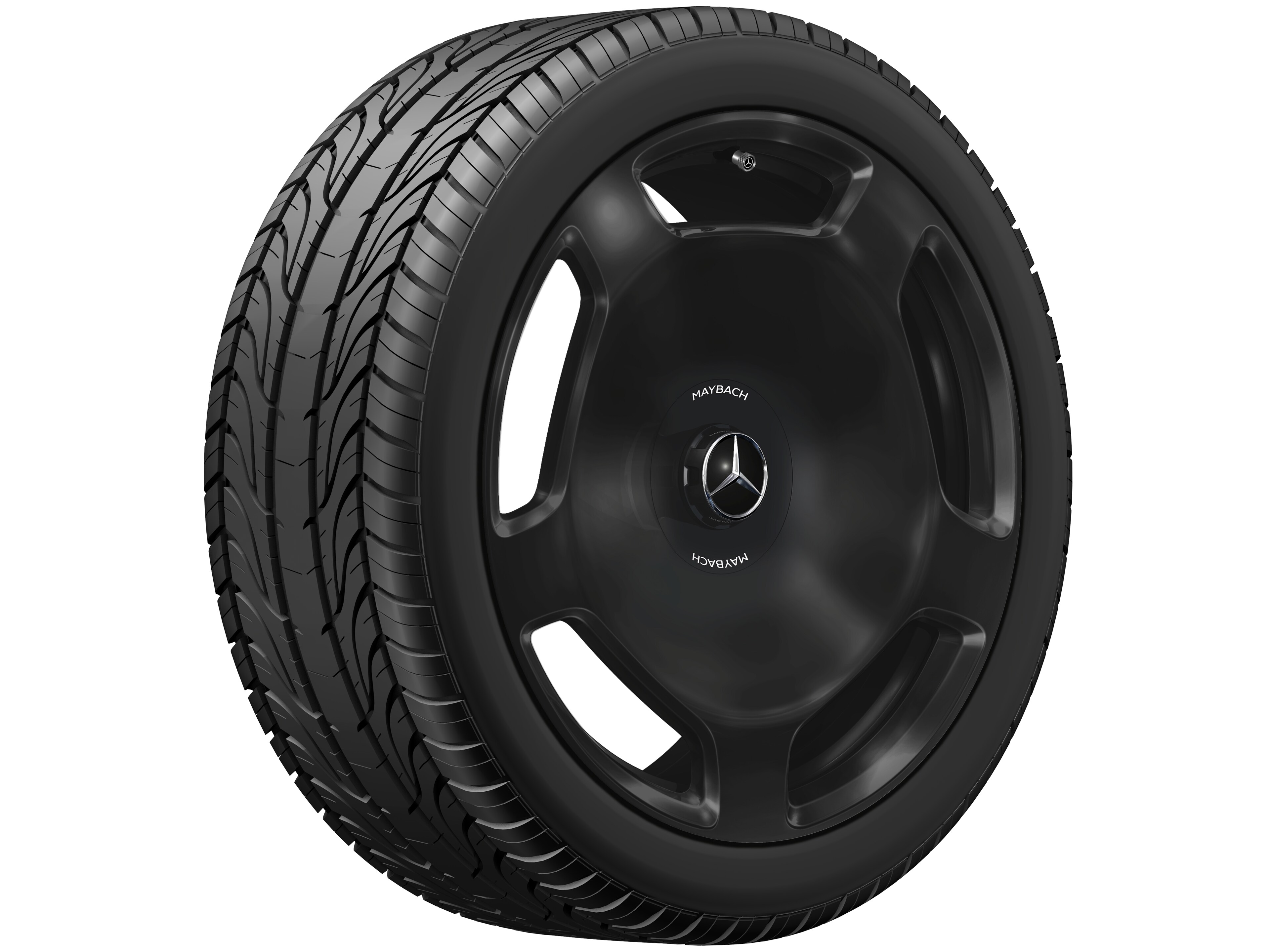 5-hole wheel, 50.8 cm (20-inch) - 10 J x 20 ET 48,1, black