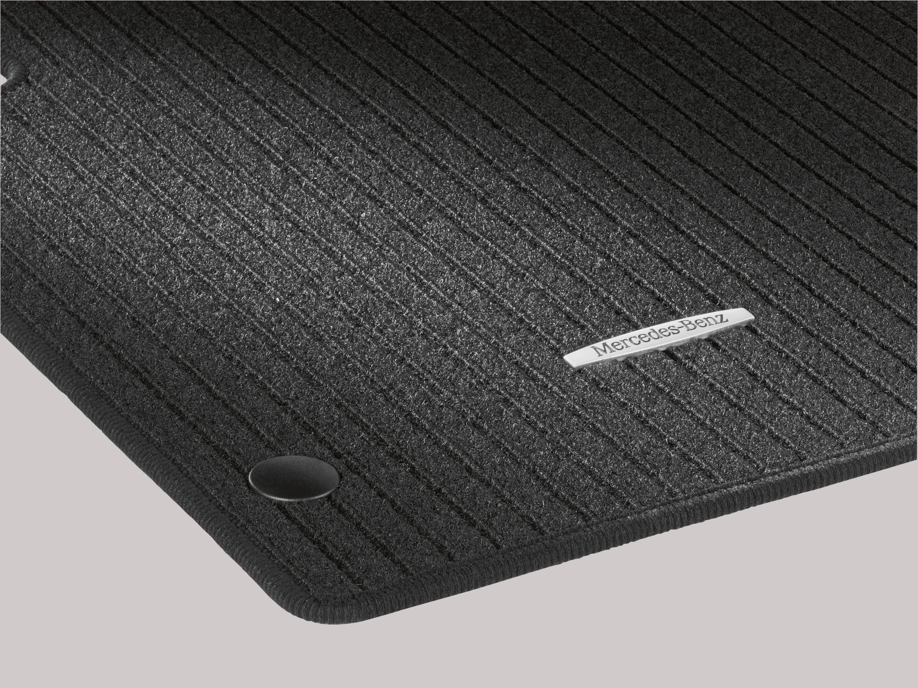 Ripsmatten, CLASSIC, Satz, 2-teilig - LL, schwarz