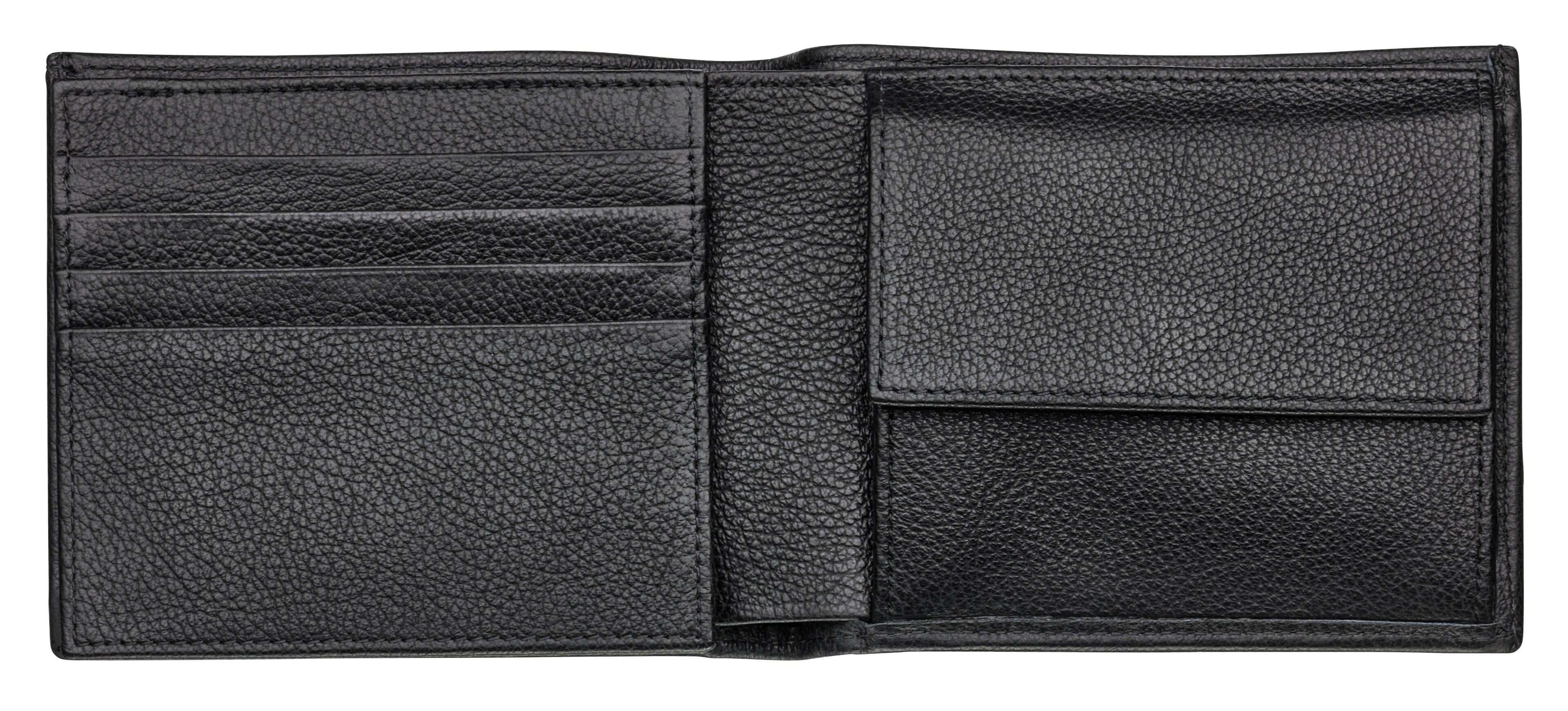 AMG wallet - black, Leather
