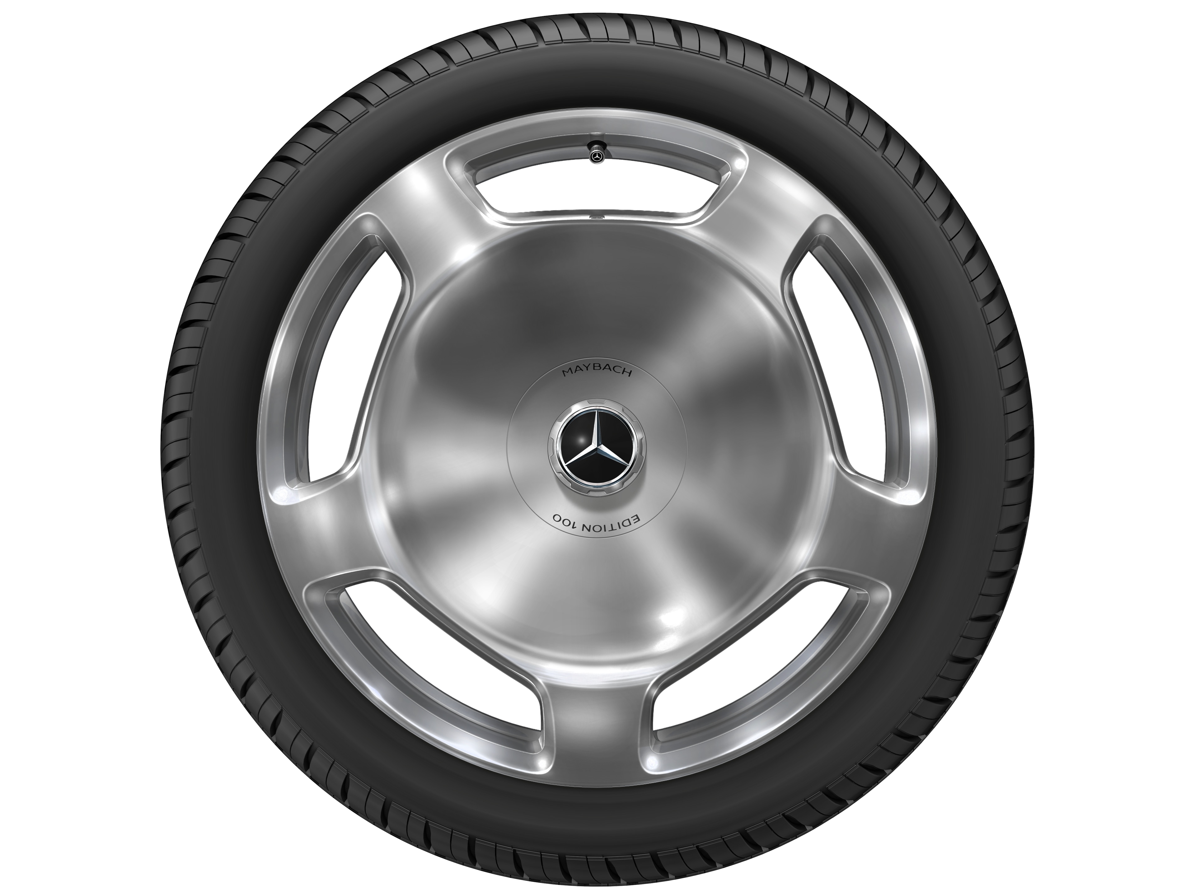 5-hole wheel, 50.8 cm (20-inch) - 9 J x 20 ET 34, dark platinum gloss, forged