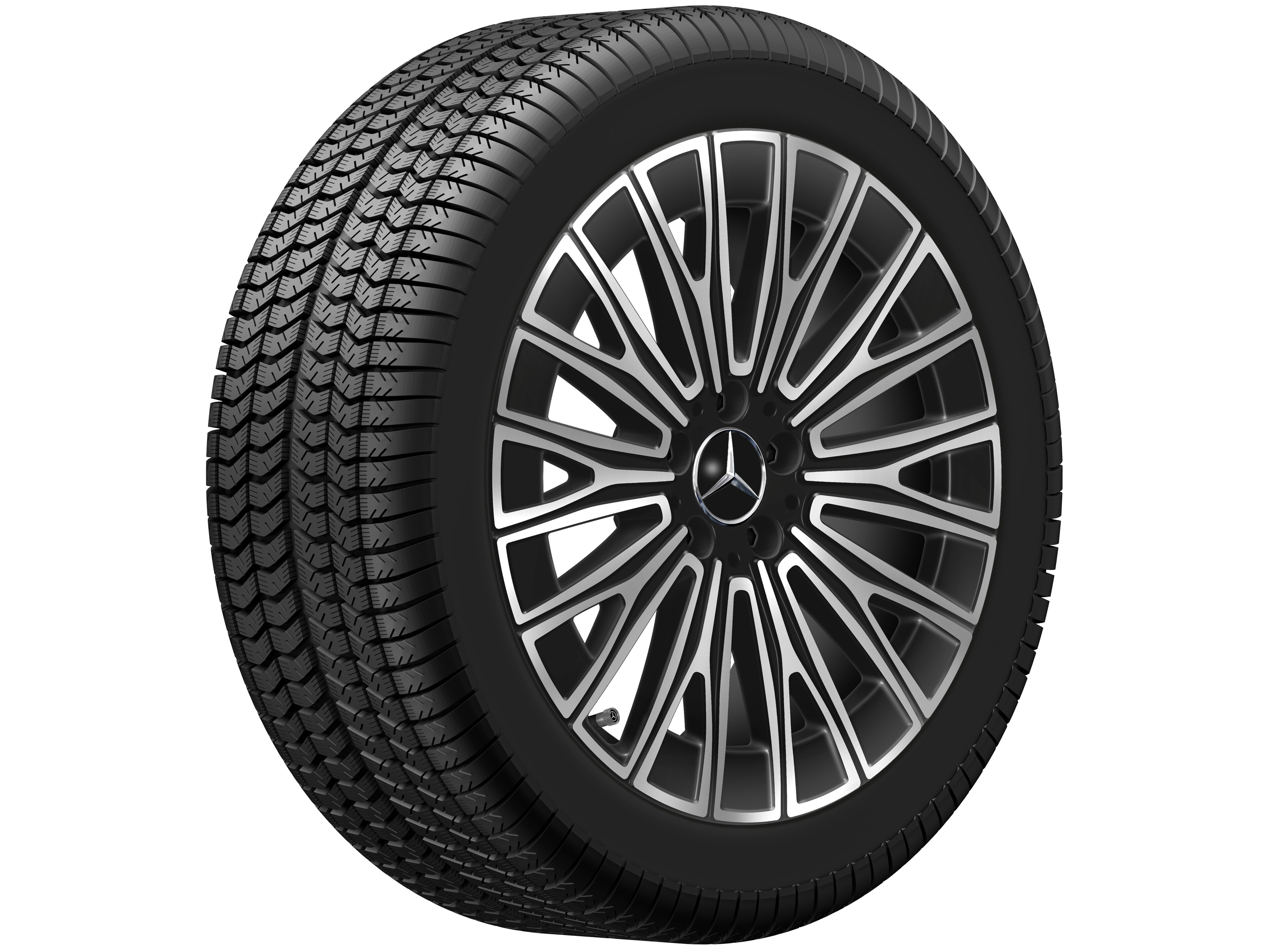 Y-spoke wheel, Aero, 48.3 cm (19-inch) - 9 J x 19 ET 58,6, black, high-sheen