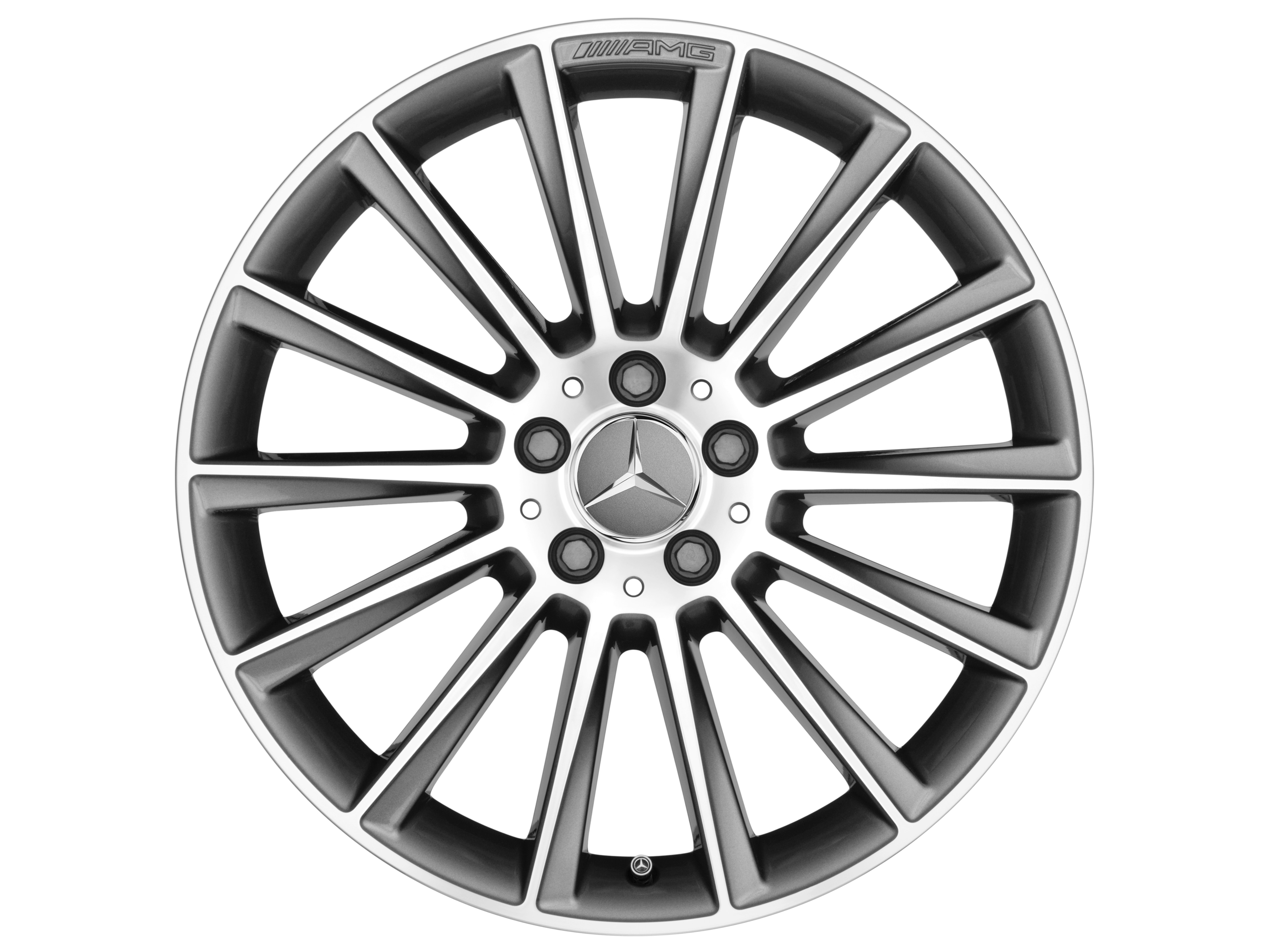 AMG multi-spoke wheel, 50.8 cm (20-inch) - 8,5 J x 20 ET 40, titanium grey, high-sheen