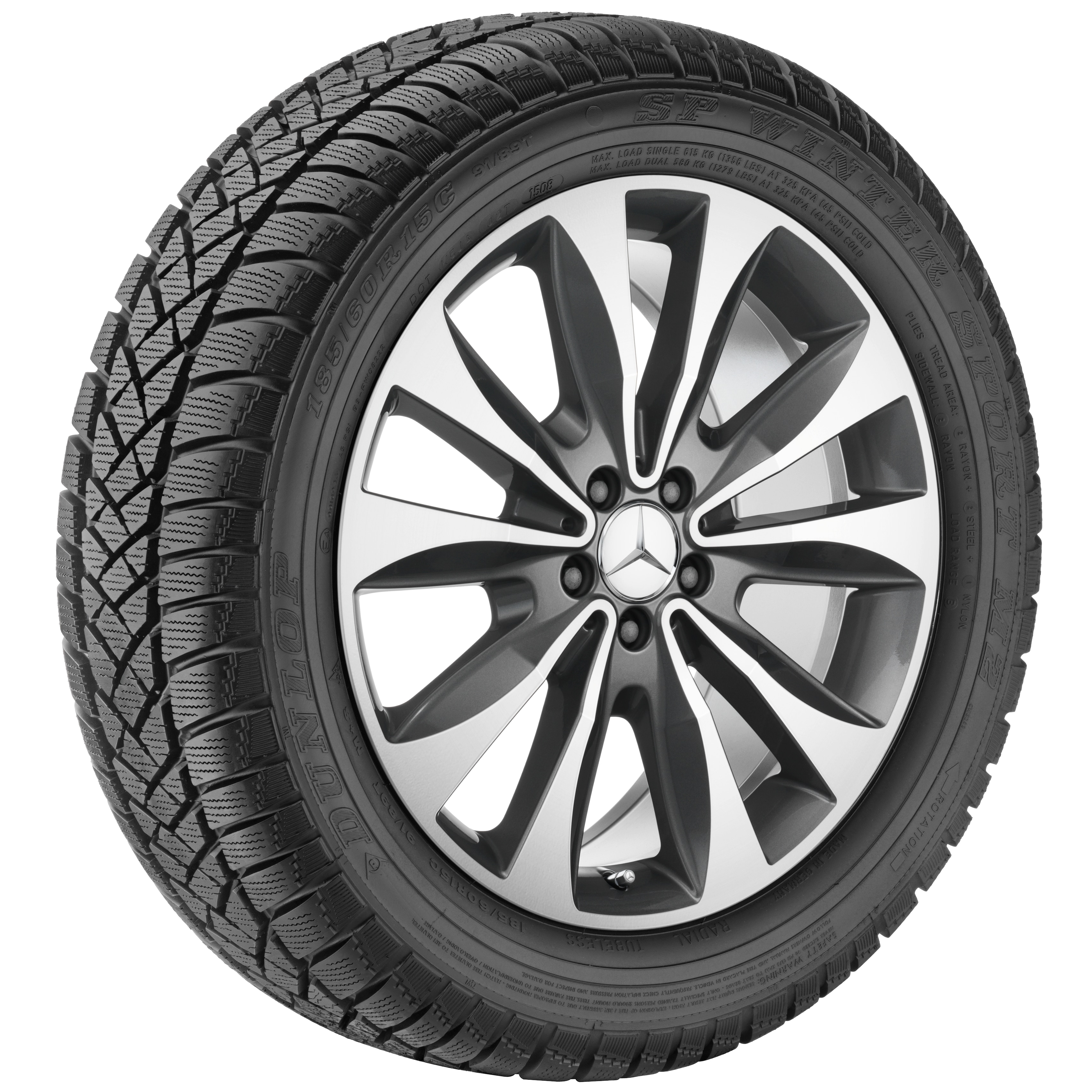 10-spoke wheel, 50.8 cm (20-inch), High-sheen finish - 8,5 J x 20 ET 62, himalaya grey, high-sheen