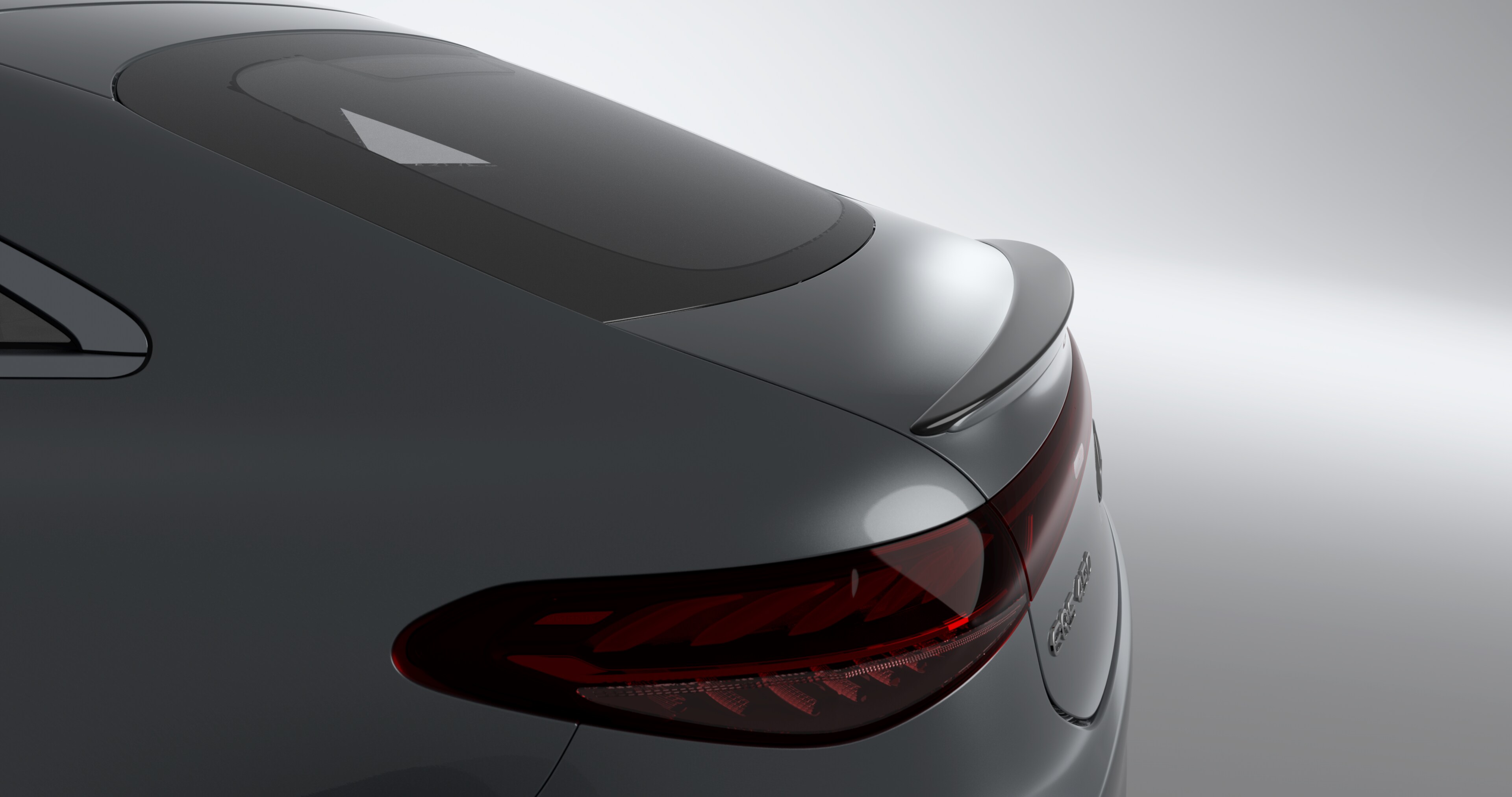 Rear spoiler - Polyurethane, primed