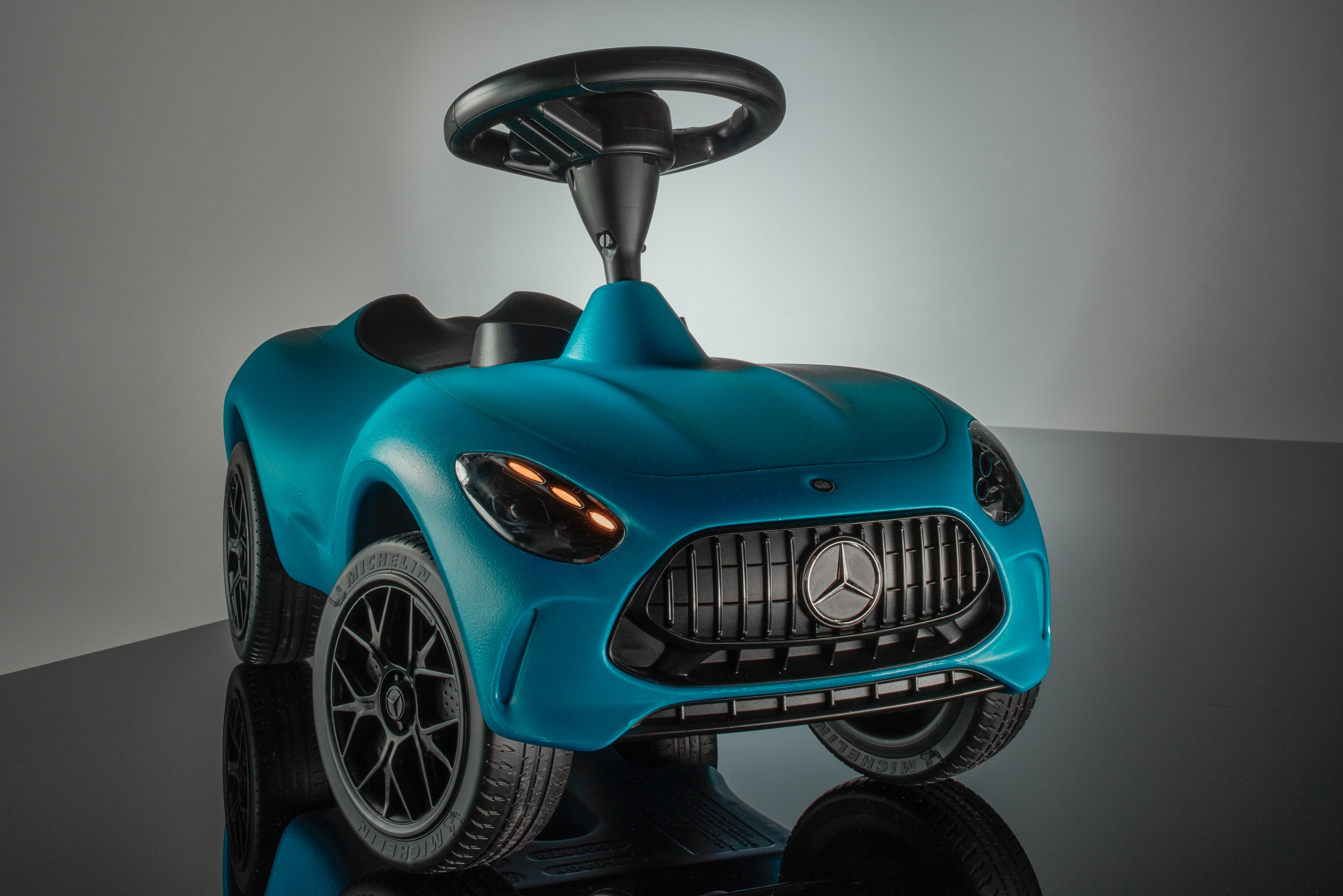 Kinderrutscher Bobby-AMG GT - hyperblau, BIG