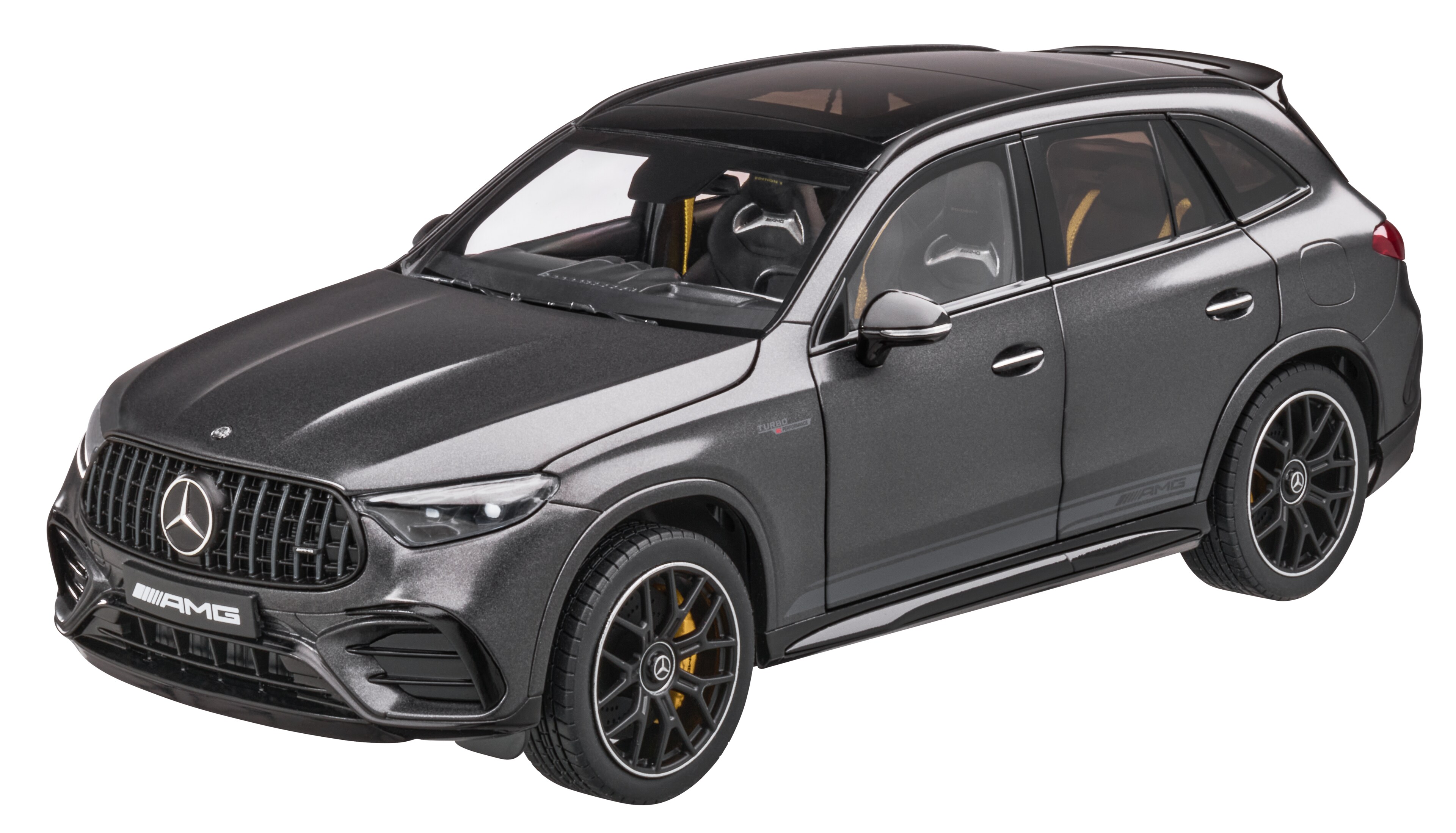 Mercedes-AMG GLC 63, S E PERFORMANCE, X254, edition #1 - MANUFAKTUR graphite grey magno, NZG, 1:18