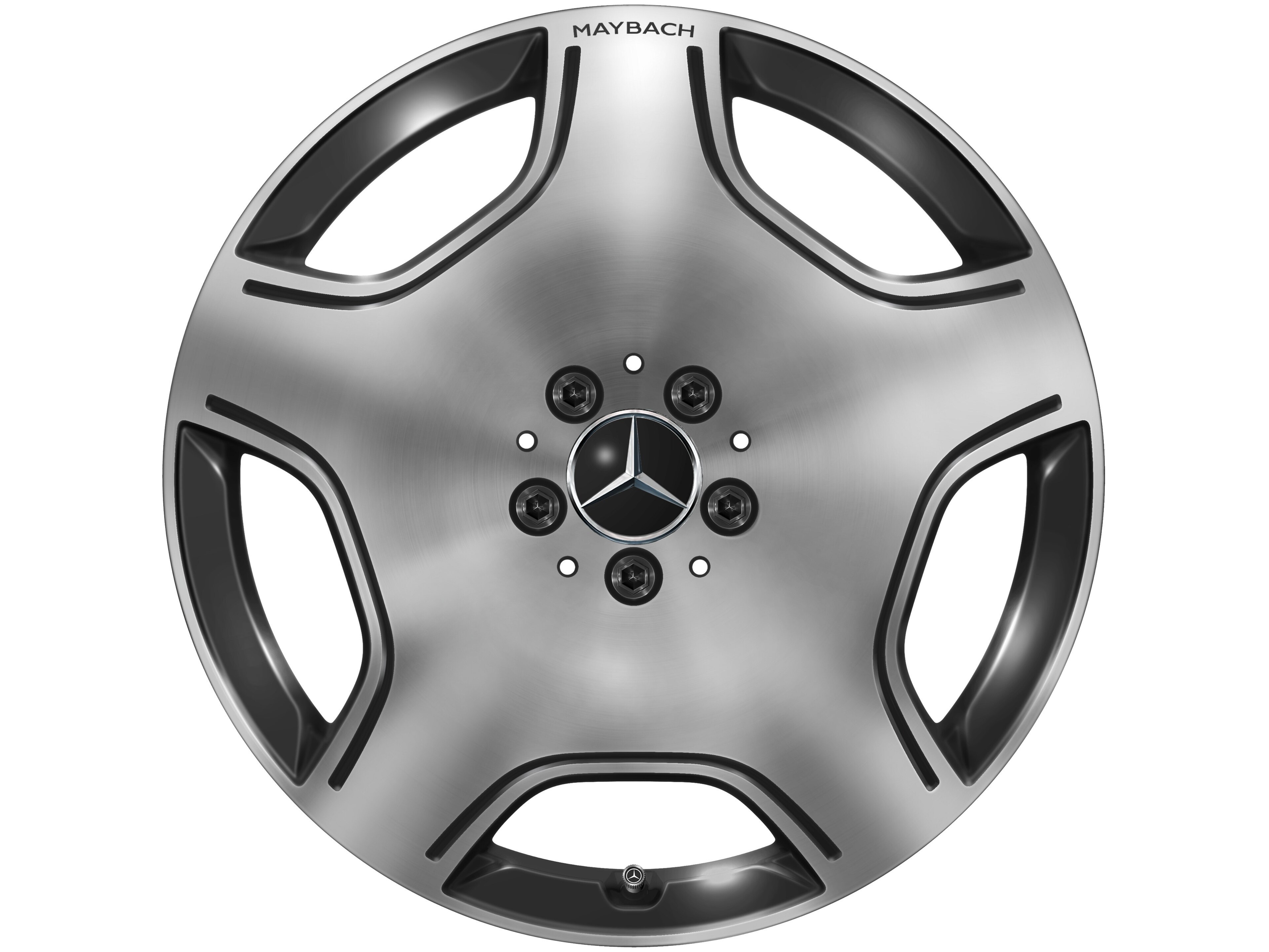 5-hole wheel, Aero, 48.3 cm (19-inch) - 8,5 J x 19 ET 31,5, black, high-sheen