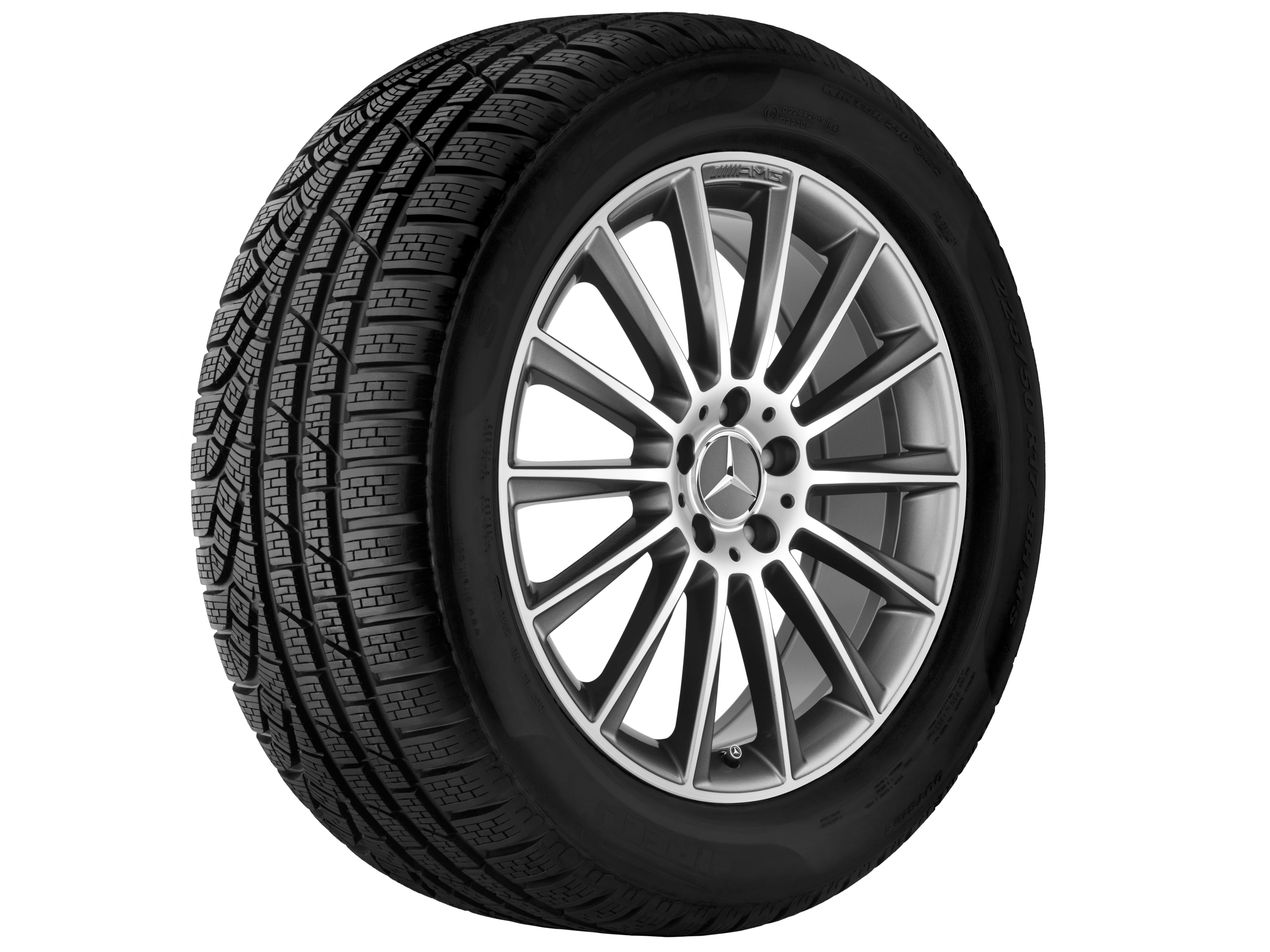 AMG multi-spoke wheel, 50.8 cm (20-inch) - 9,5 J x 20 ET 22, titanium grey, high-sheen