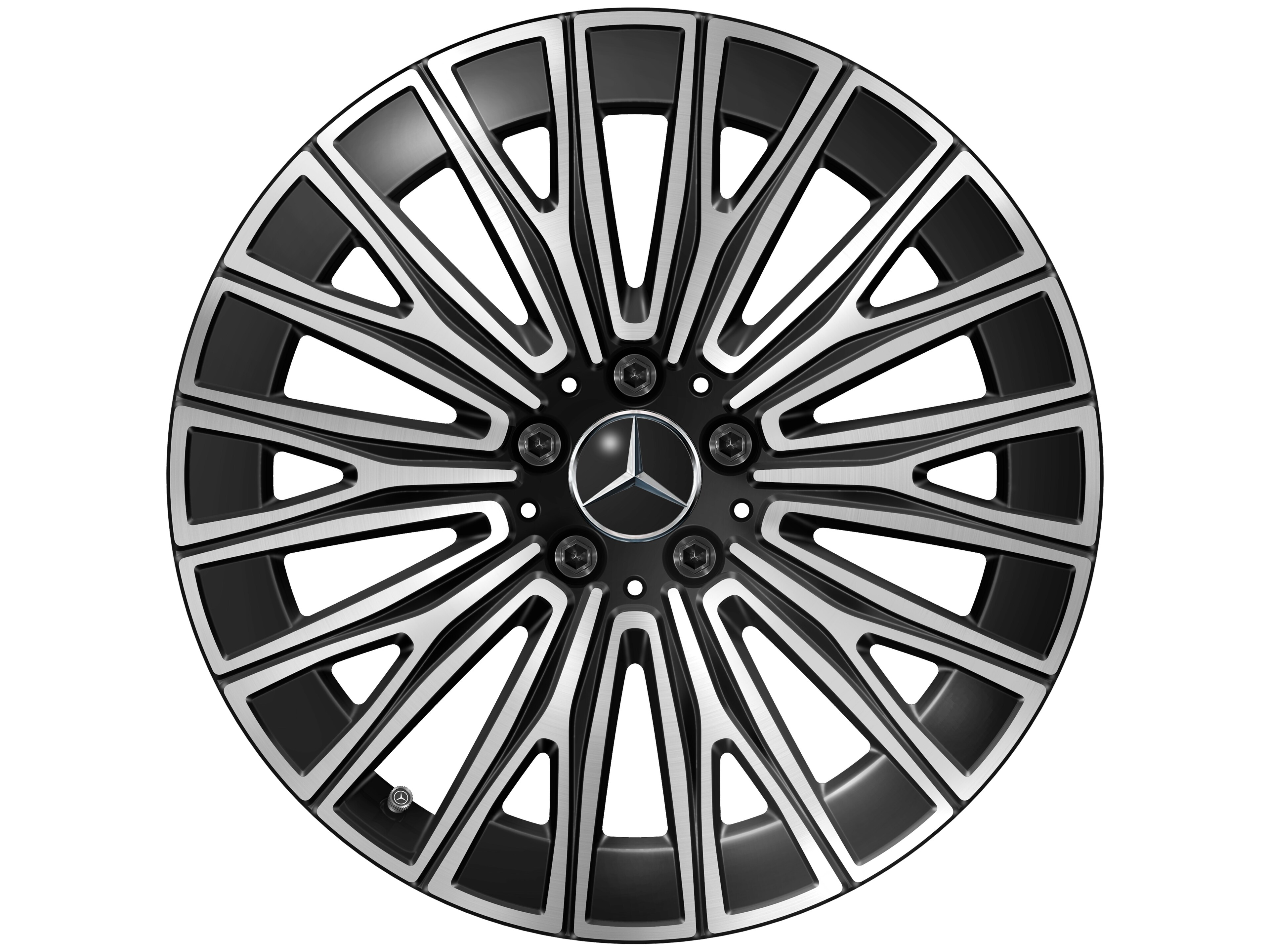 Y-spoke wheel, Aero, 48.3 cm (19-inch) - 9 J x 19 ET 58,6, black, high-sheen