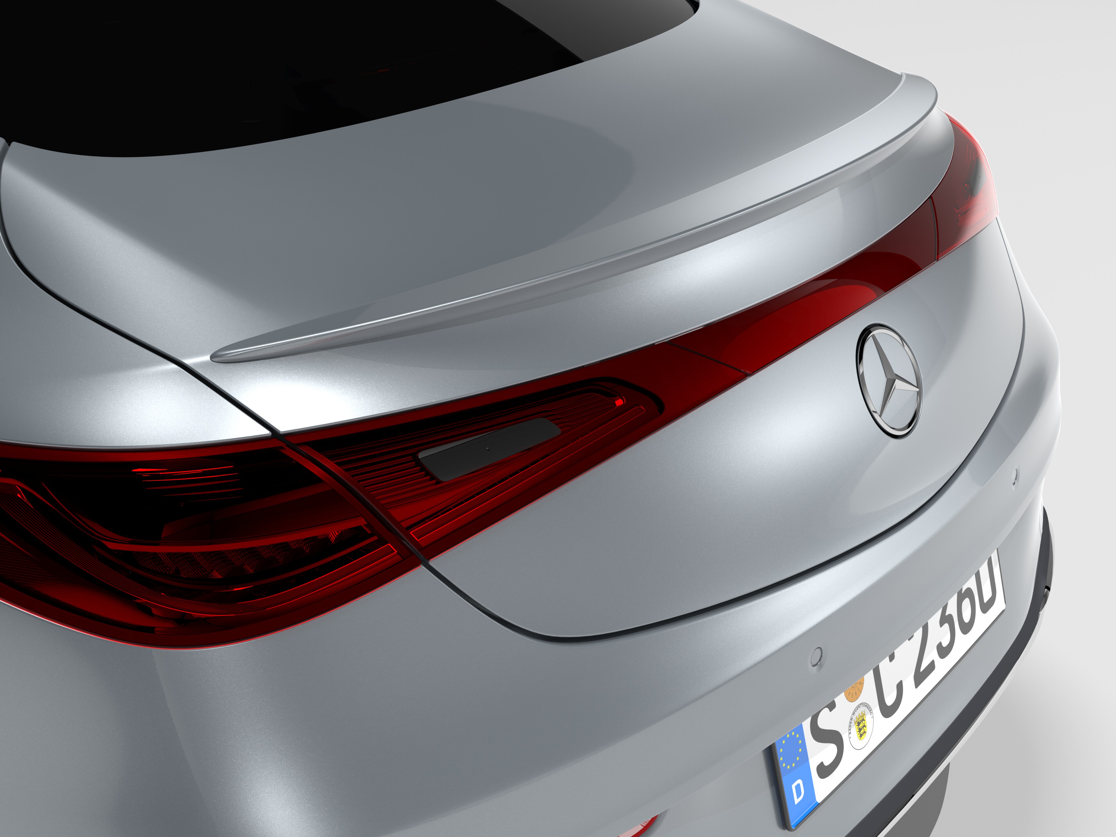 Rear spoiler - Polyurethane, primed