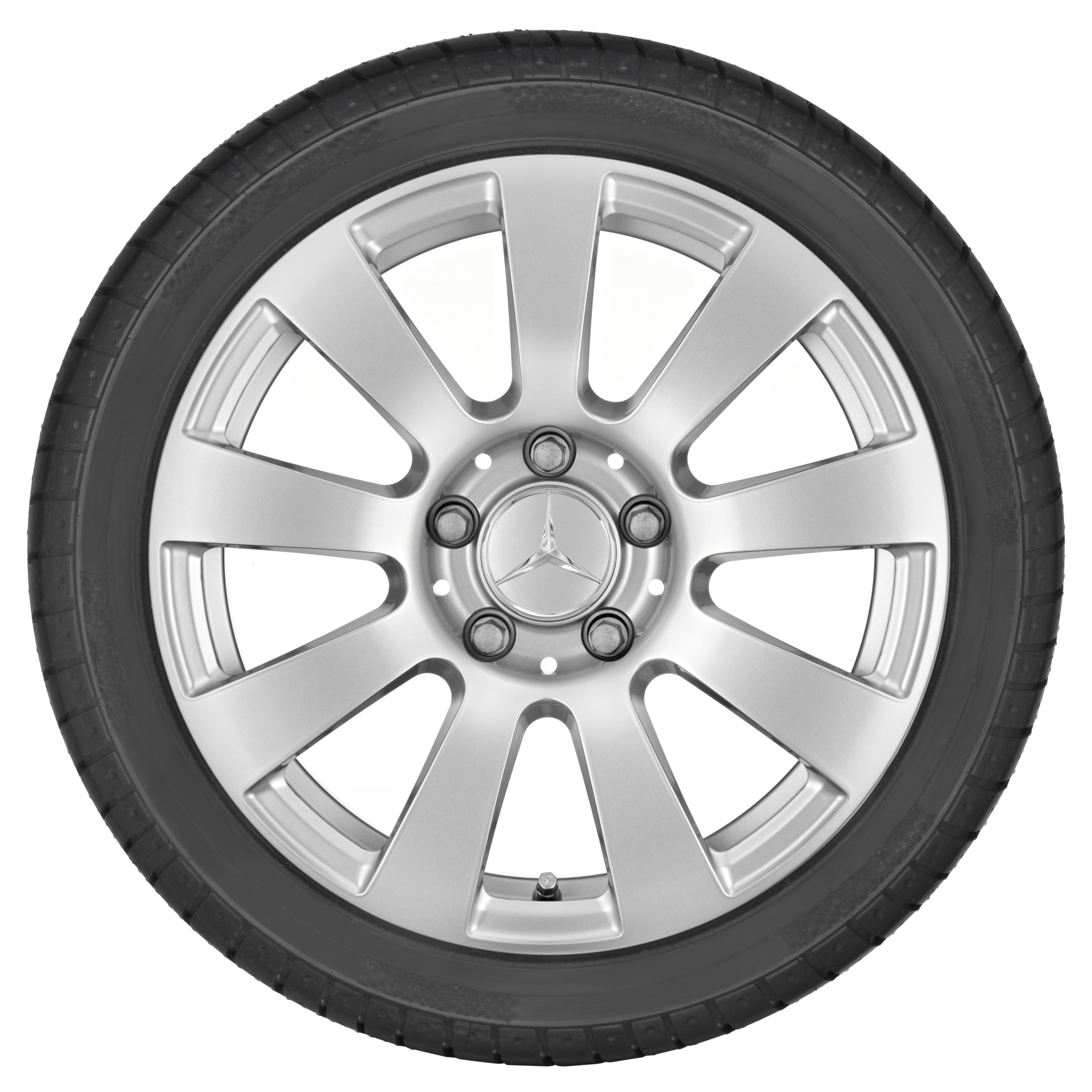 9-Speichen-Rad, 40,6 cm (16 Zoll) - 7 J x 16 ET 38, titansilber