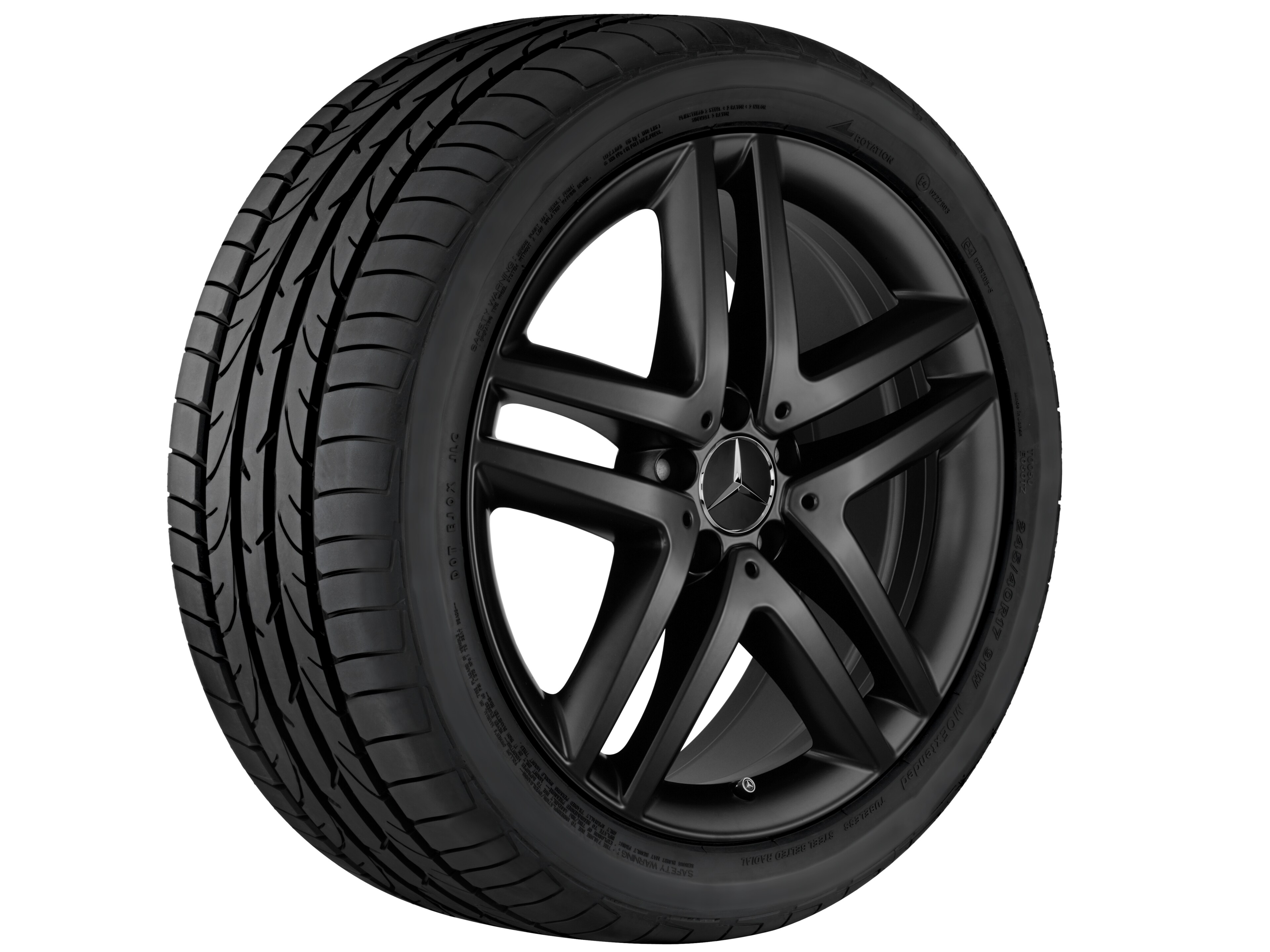 5-twin-spoke wheel - 245/45 R19  102Y, 8 J x 19 ET 52