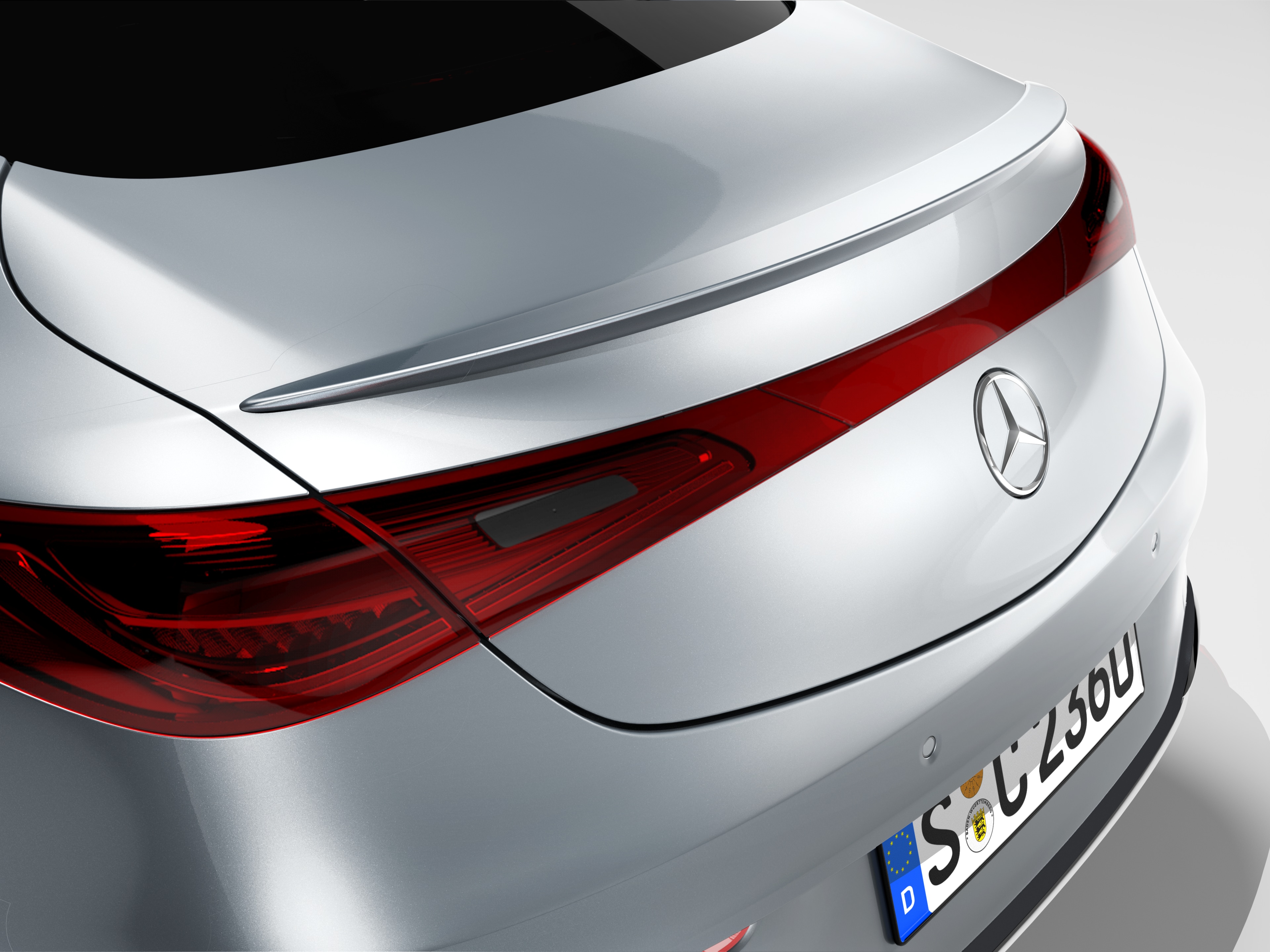 Rear spoiler - Polyurethane, primed