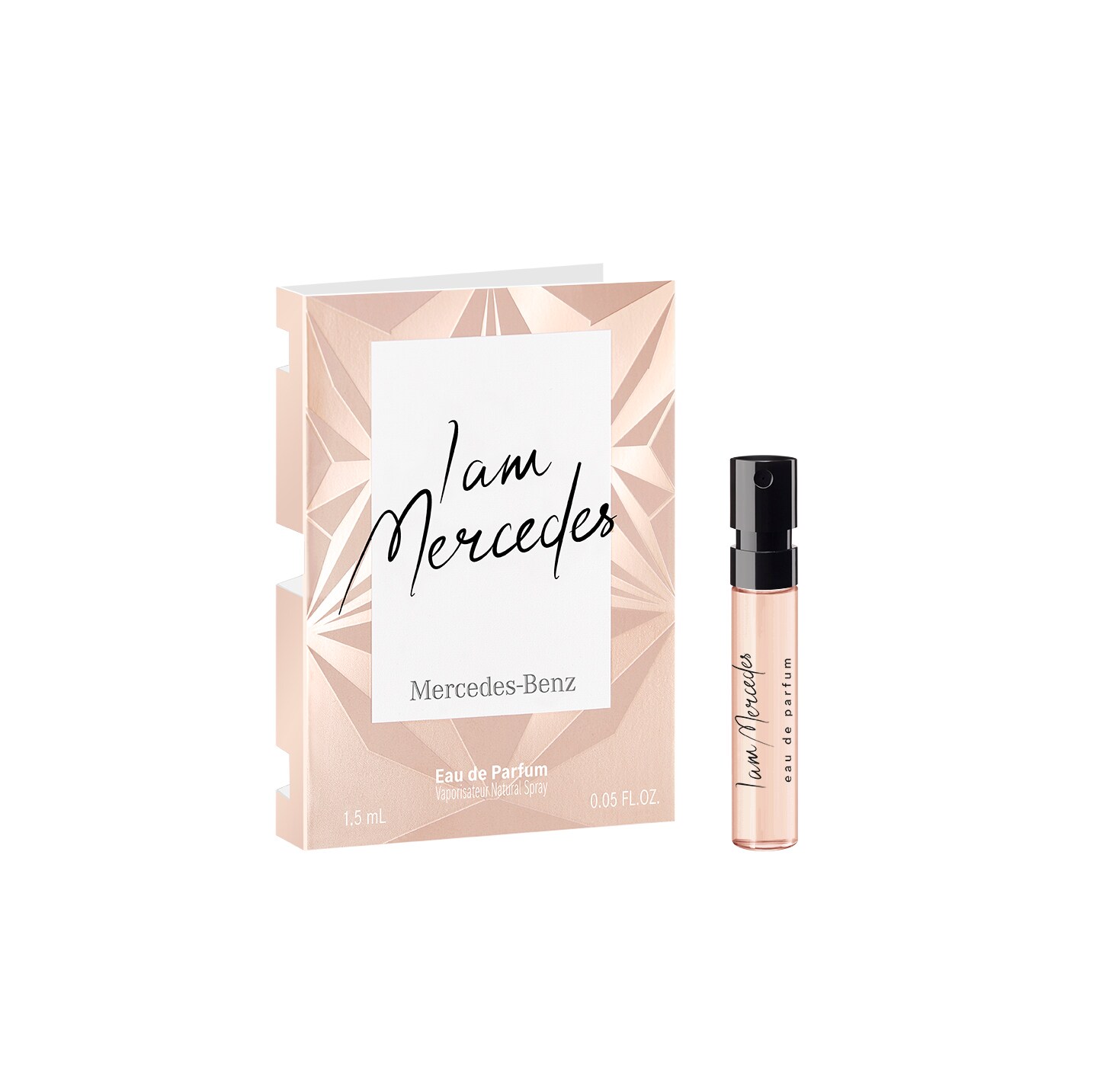 I am Mercedes, EdP, Product samples, Pack of 12 - for women, 1.5 ml