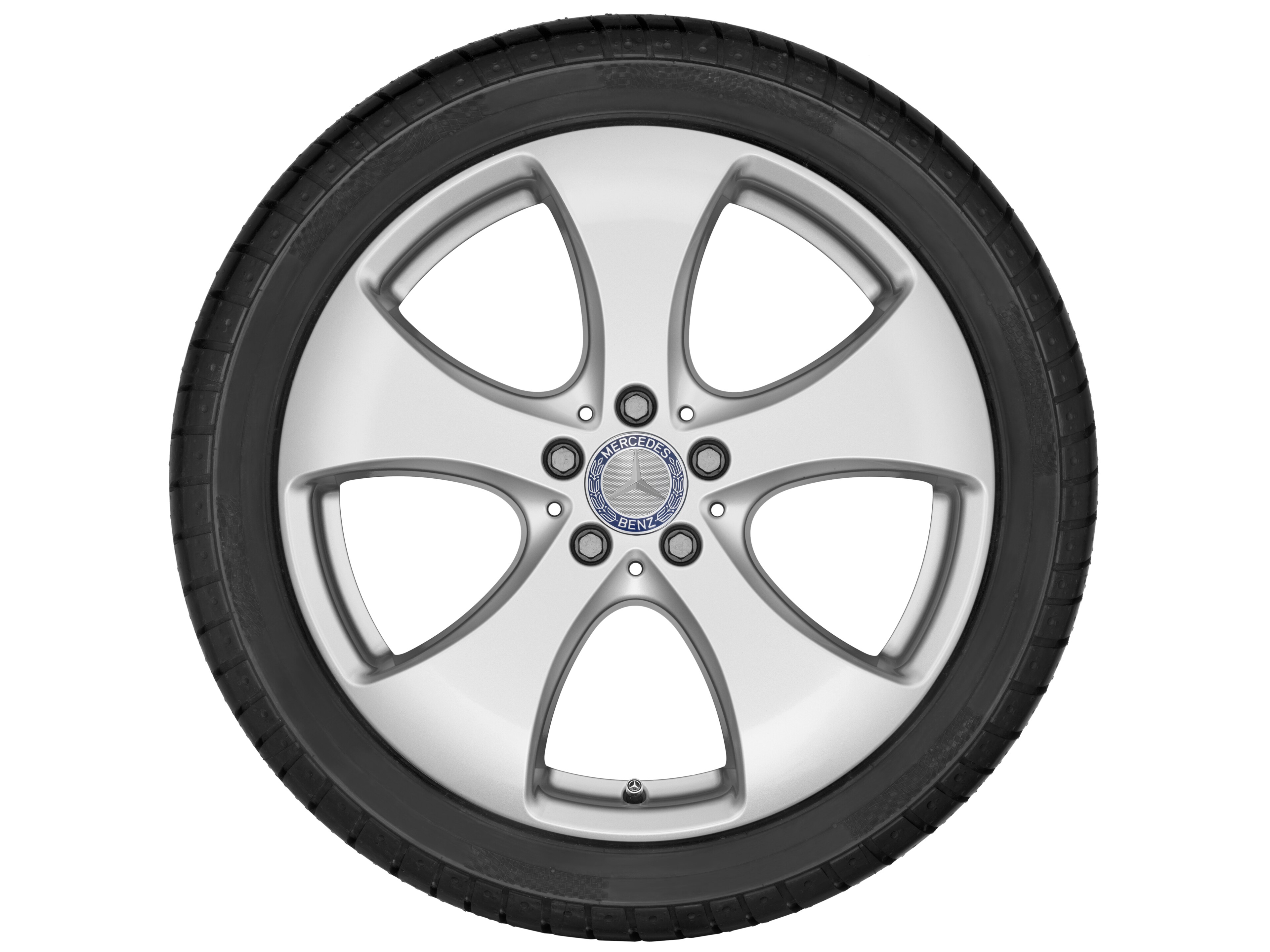 5-Speichen-Rad, 48,3 cm (19 Zoll) - 8,5 J x 19 ET 62, vanadiumsilber, lackiert