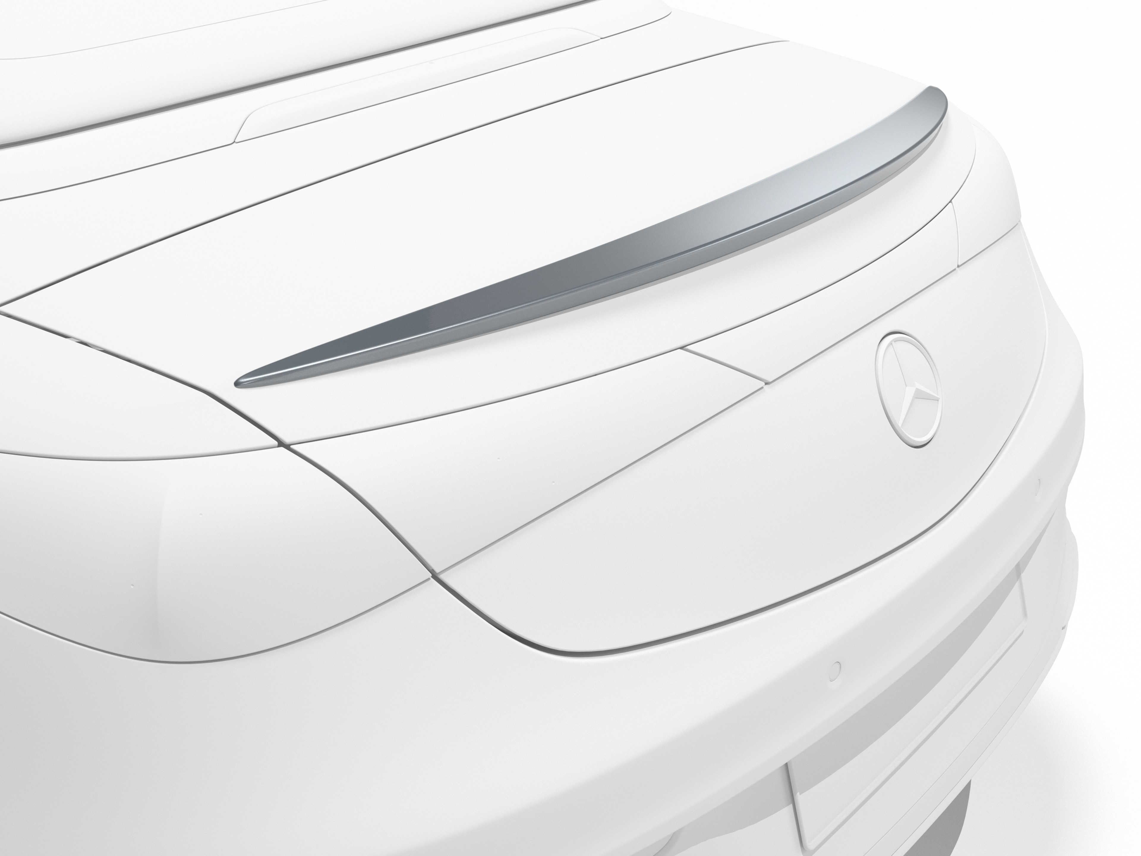 Rear spoiler - Polyurethane, primed