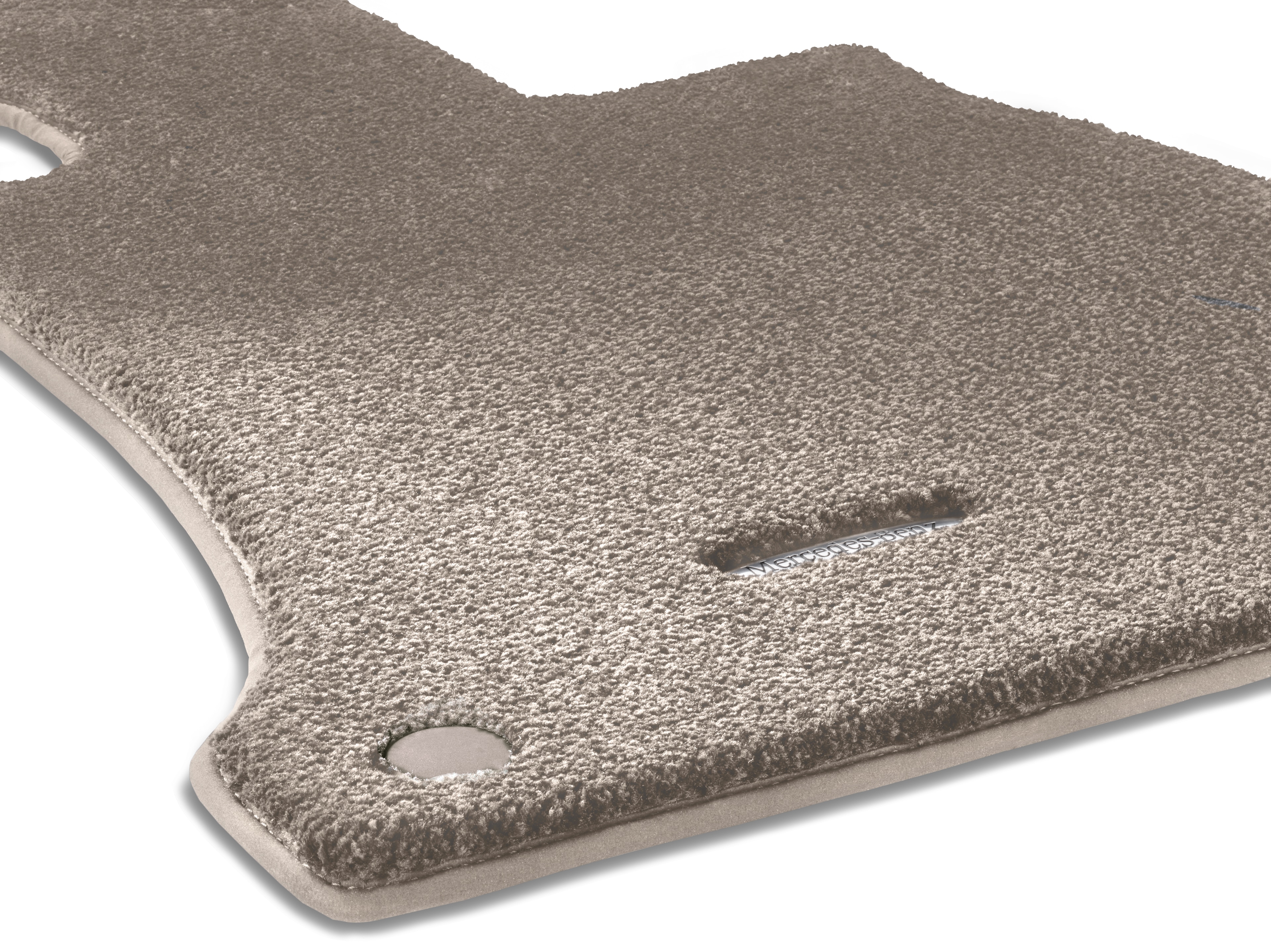 Veloursmatten EXCLUSIV, Fahrer-/Beifahrermatte, 2-teilig - RL, macchiatobeige