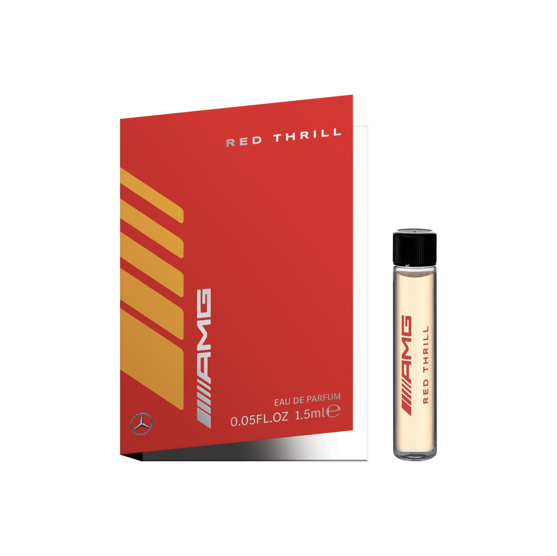 AMG red Thrill, EdP, Product samples, Pack of 12