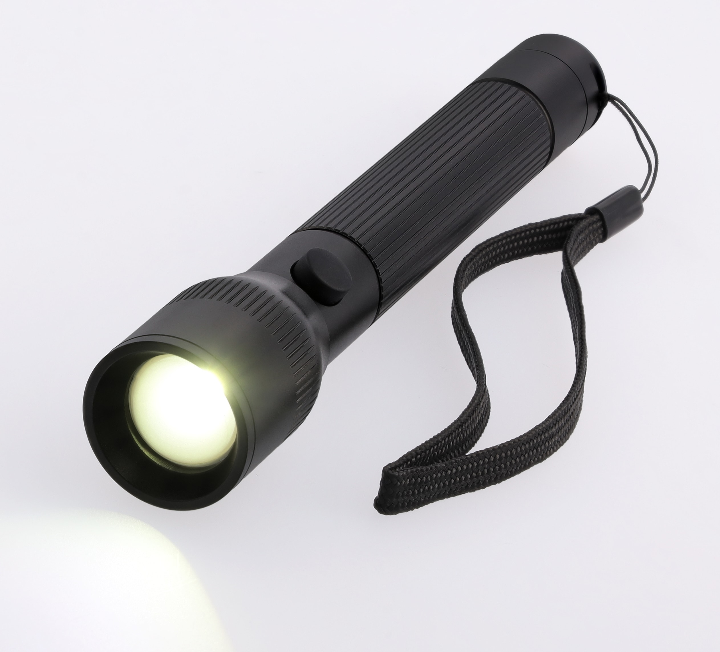 LED-Taschenlampe, klein - schwarz, Aluminium, Ansmann