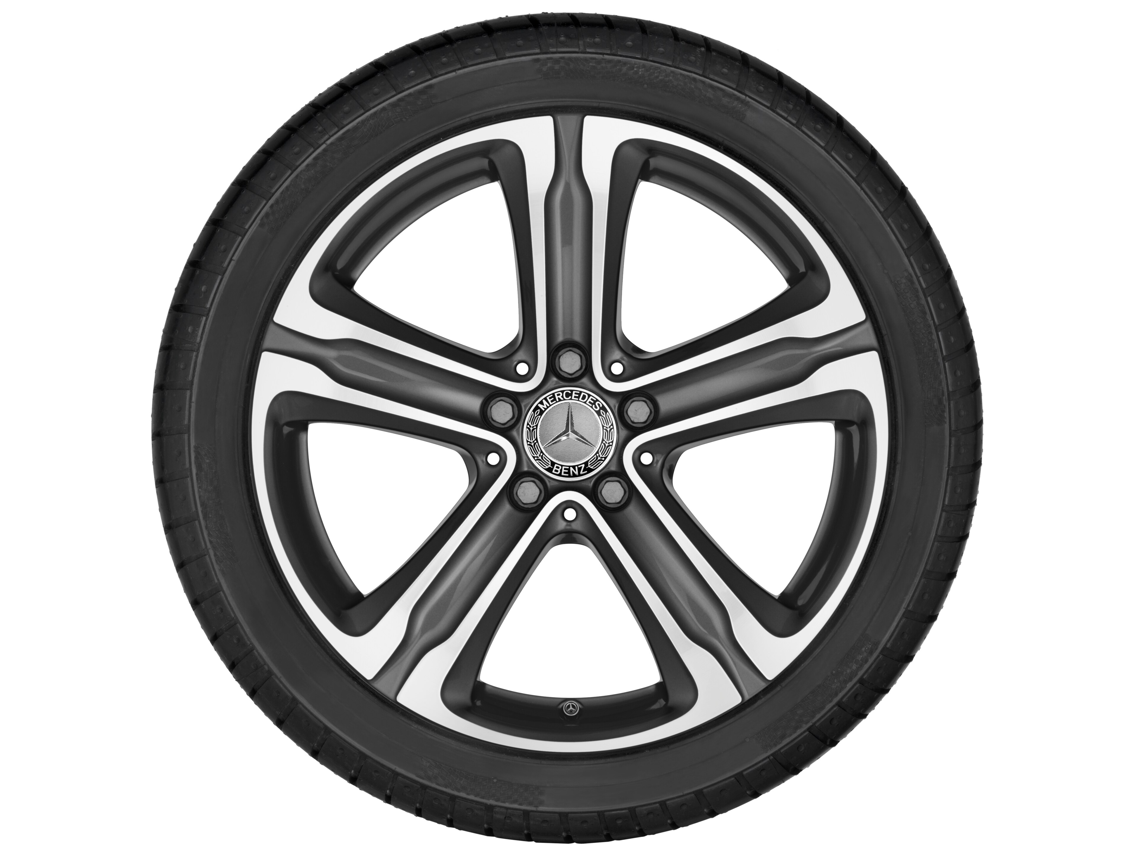 5-Speichen-Rad, 45,7 cm (18 Zoll) - 8 J x 18 ET 38, tremolit-metallic, glanzgedreht