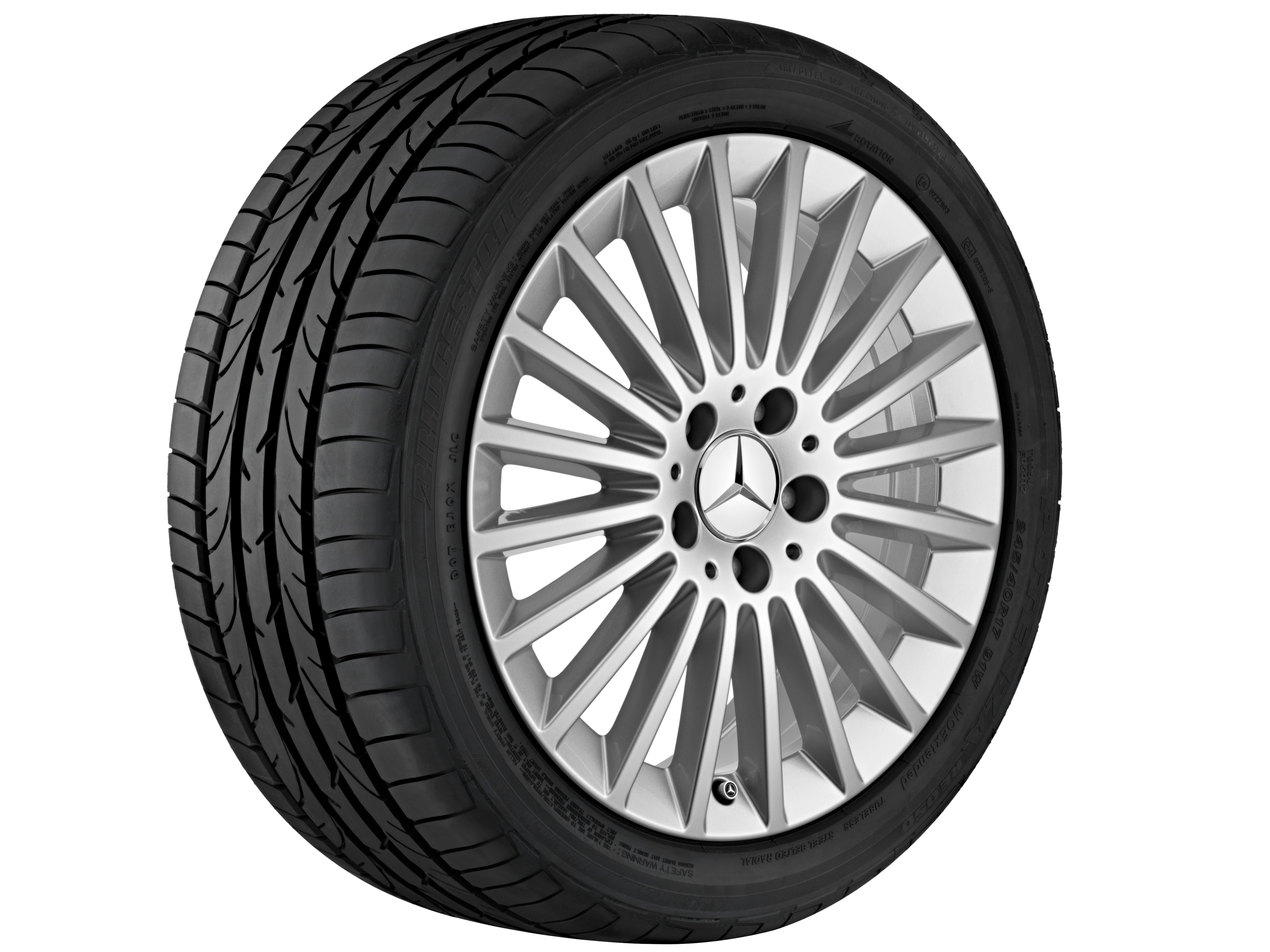 Multi-spoke wheel - 225/50 R17  94W, 7 J x 17 ET 48,5