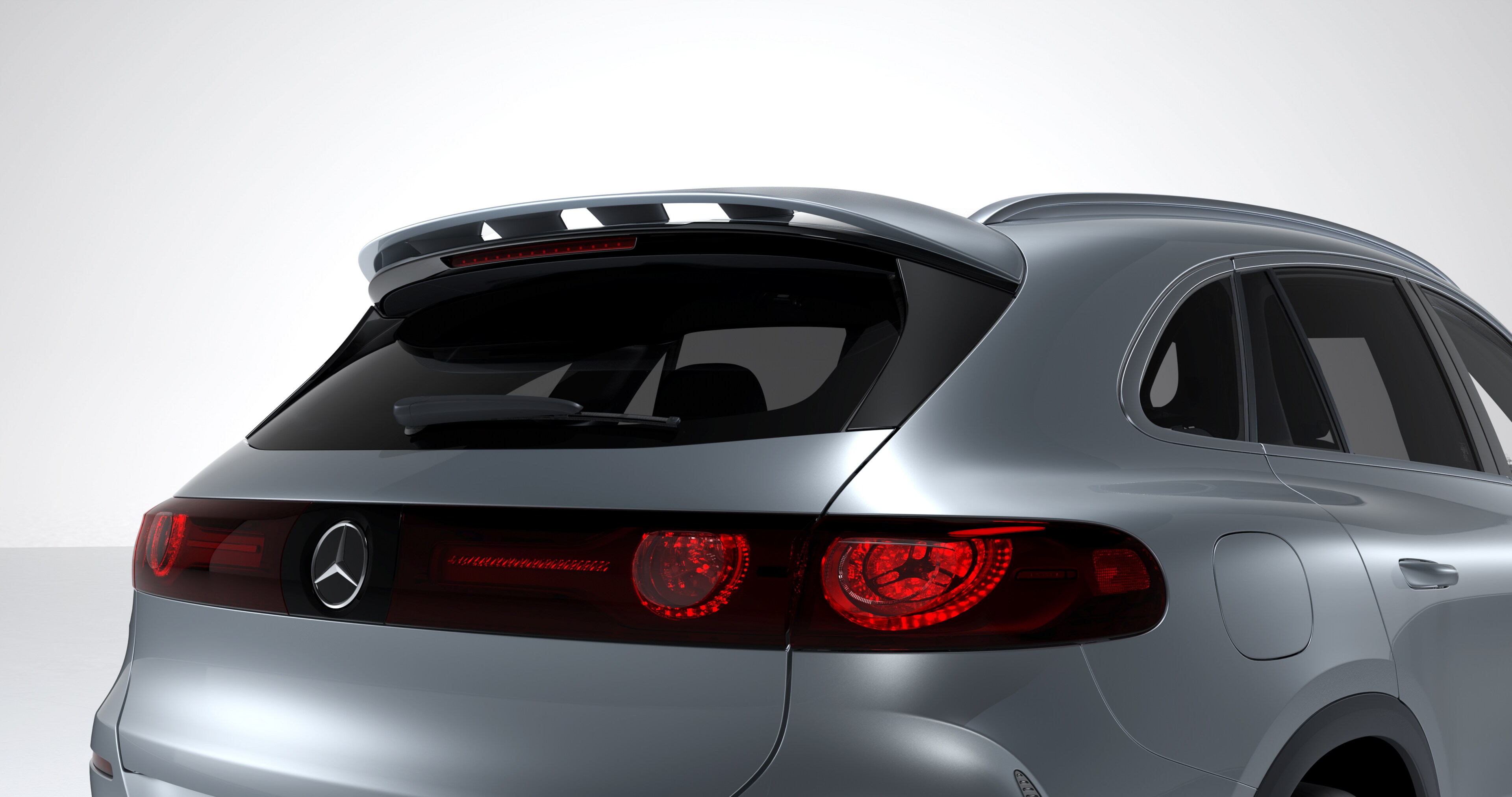 Roof spoiler - Plastic, primed