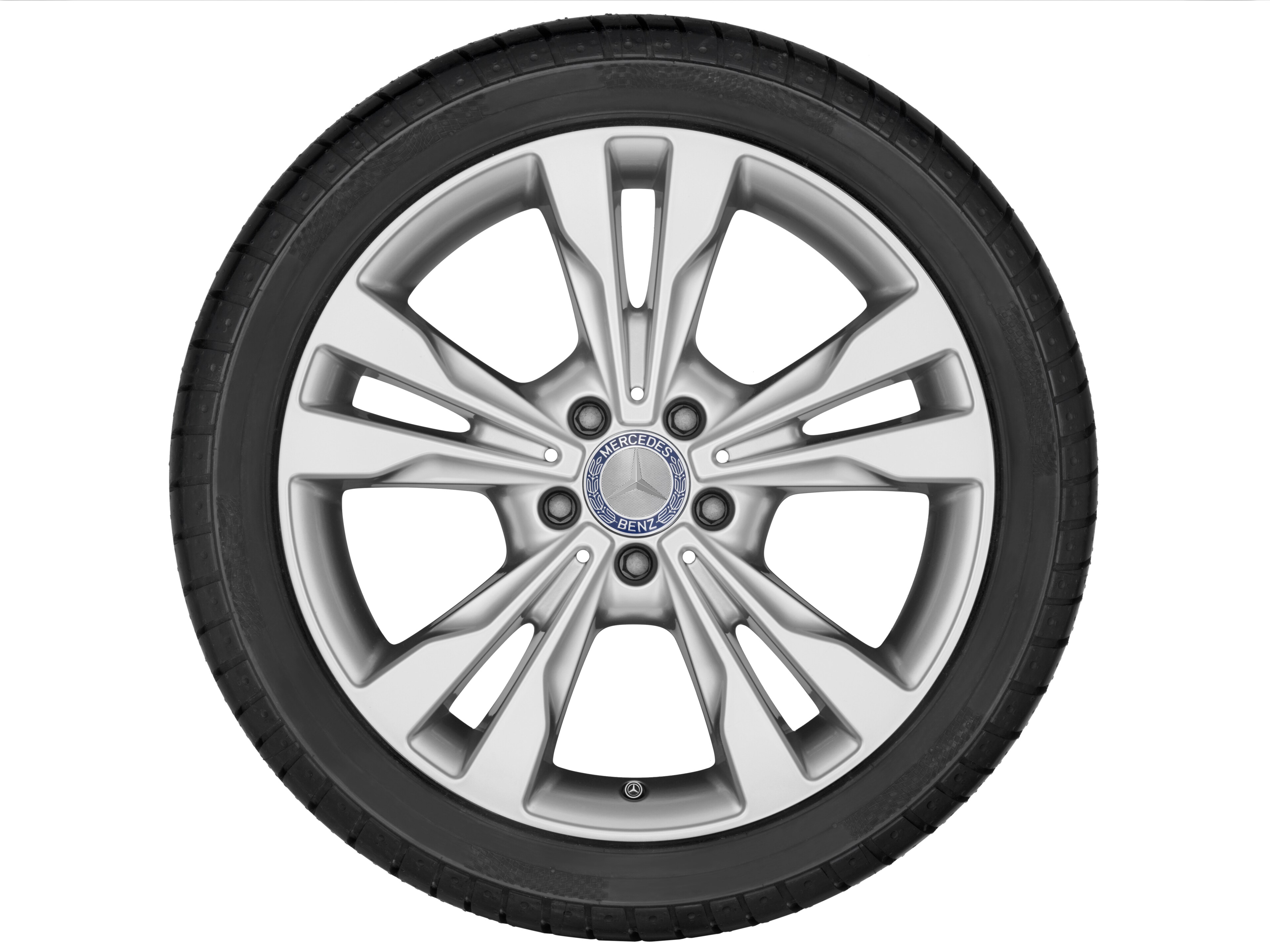 5-Doppelspeichen-Rad, 45,7 cm (18 Zoll) - 7,5 J x 18 ET 52, vanadiumsilber, lackiert