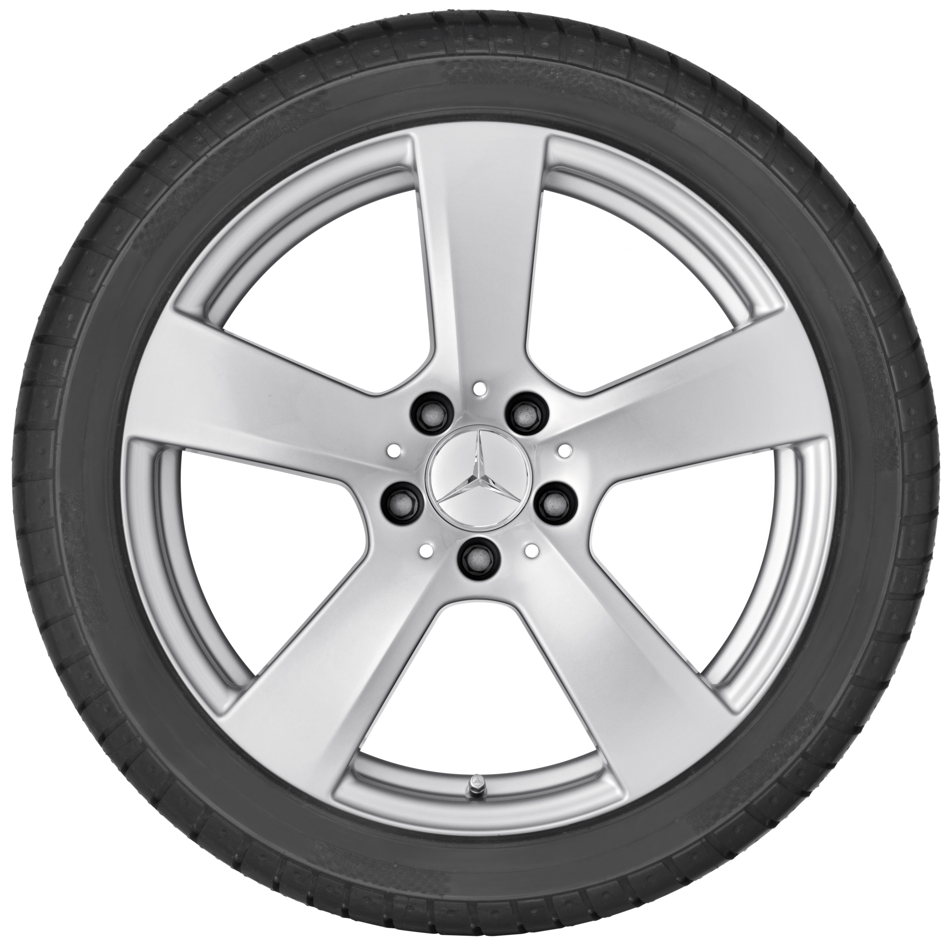 5-Speichen-Rad, 45,7 cm (18 Zoll) - 9 J x 18 ET 54, titansilber