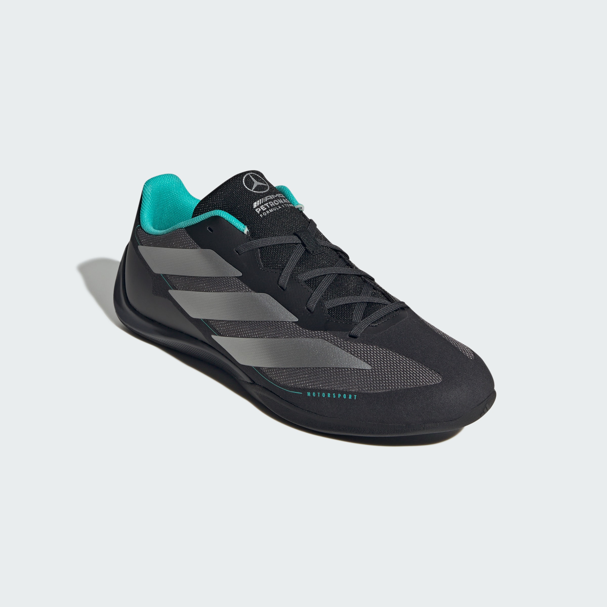 Sneakers, Feroza Base, Mercedes-AMG F1 - schwarz / silberfarben, 8, adidas