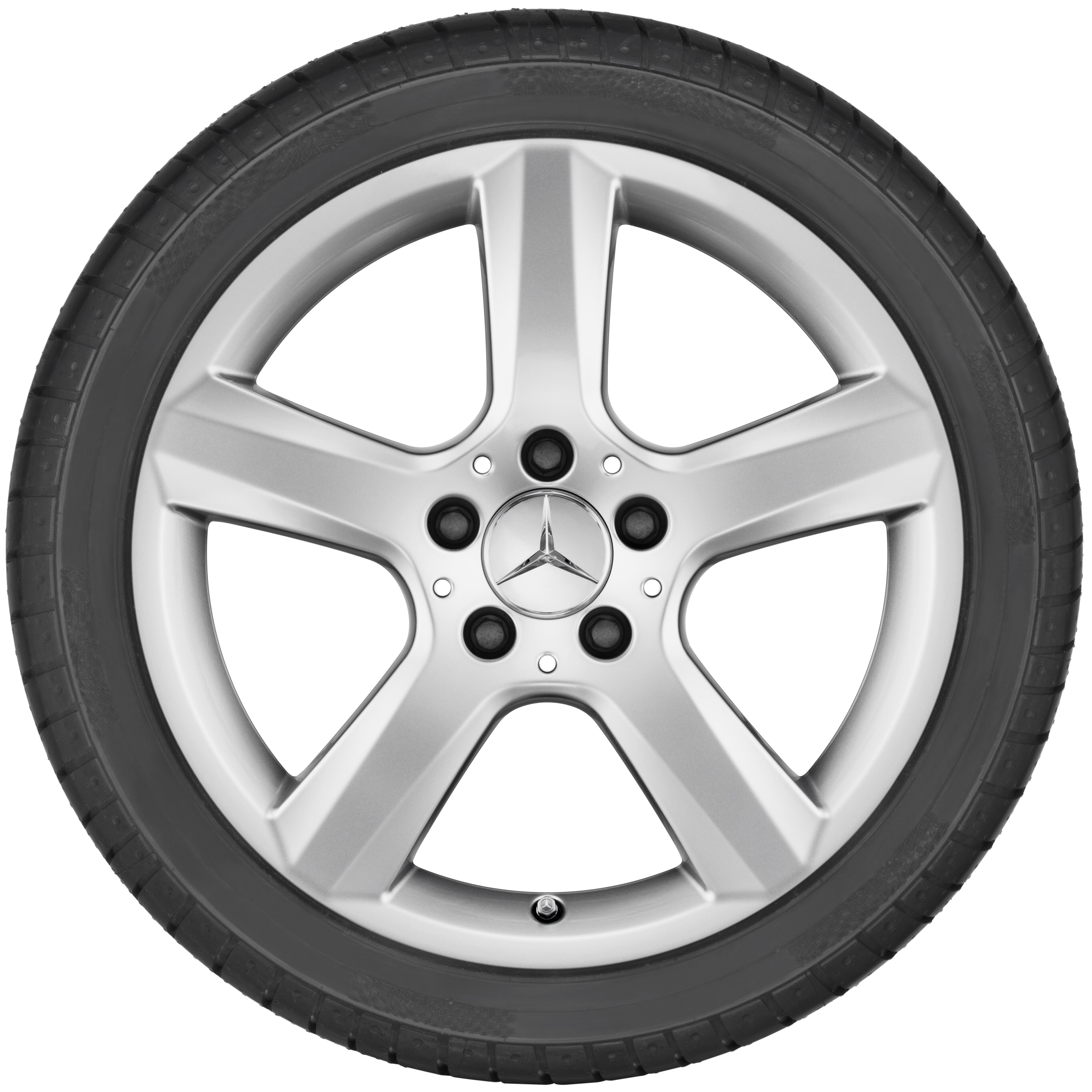 5-Speichen-Rad, 45,7 cm (18 Zoll) - 8,5 J x 18 ET 34,5, titansilber