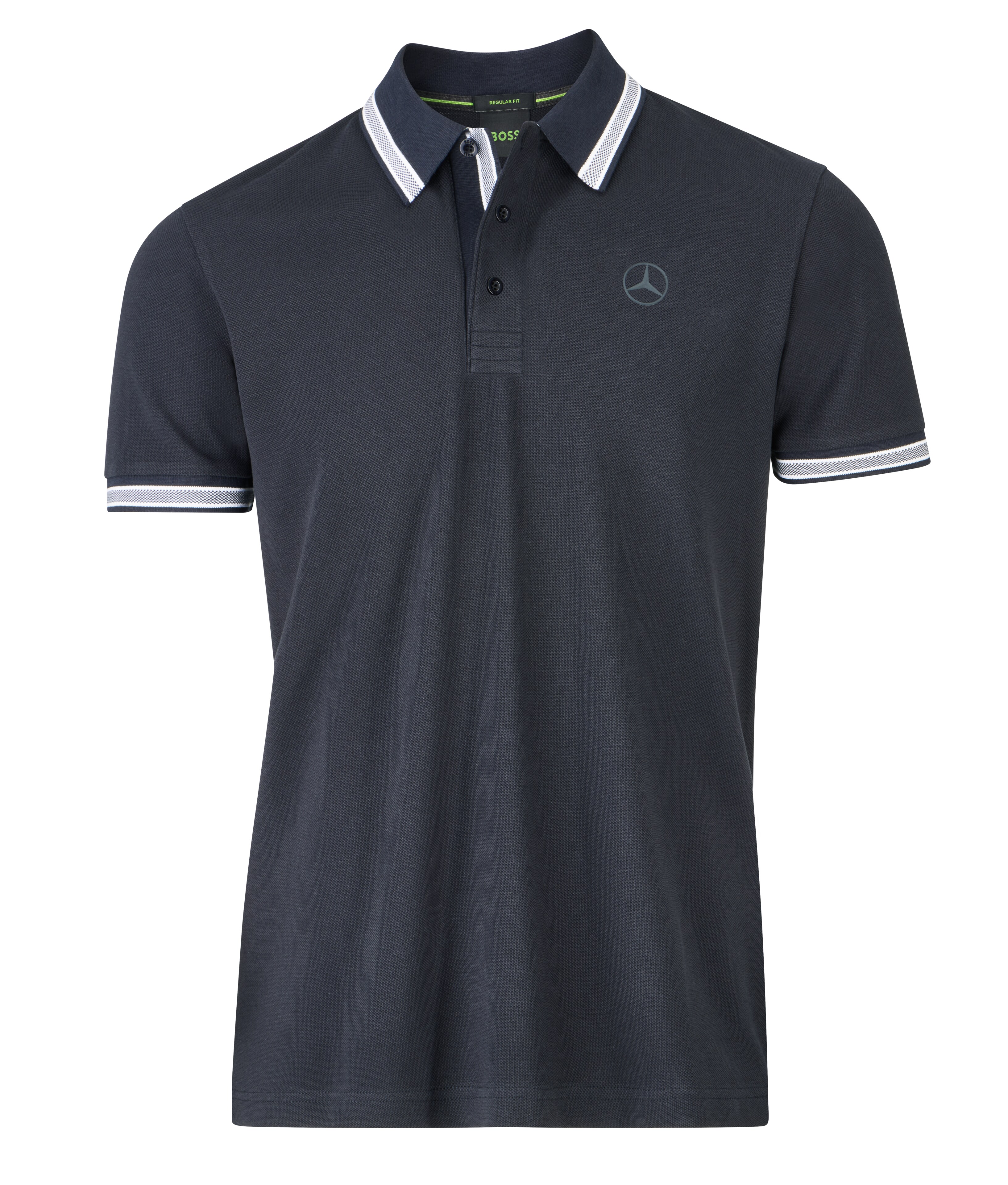 Men's polo shirt - blue, L