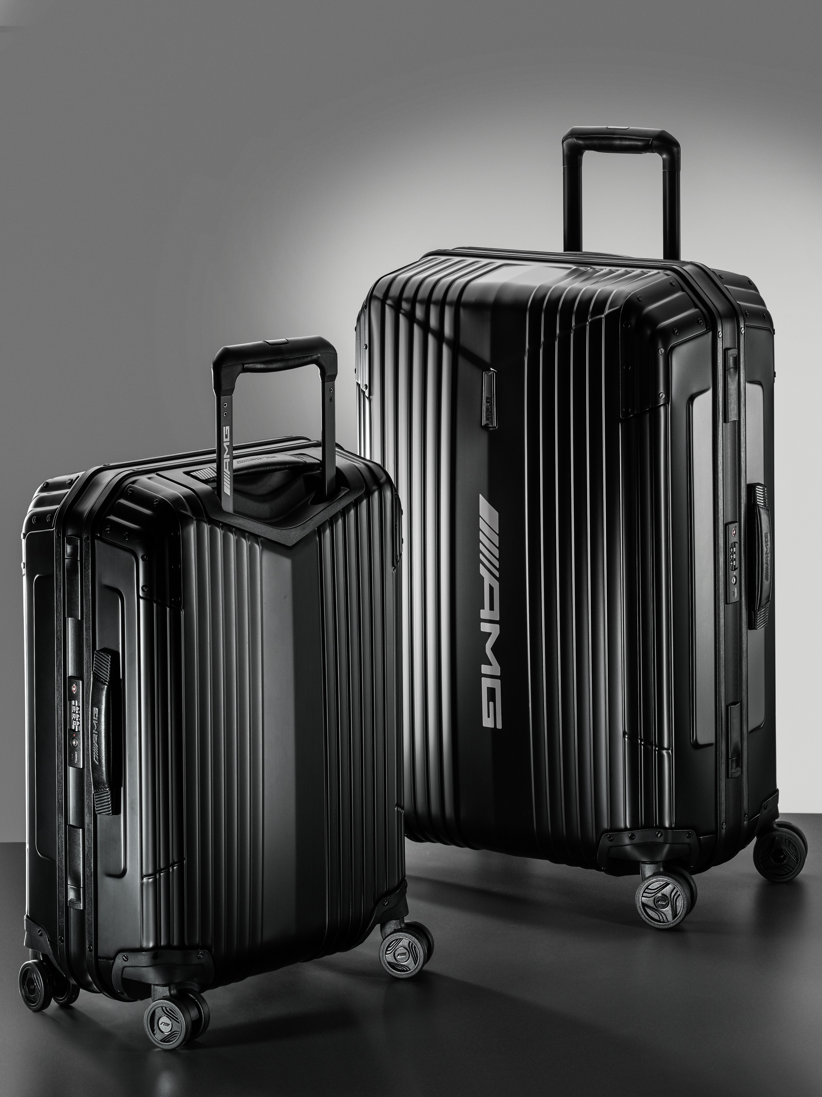 AMG Koffer, 7R Master, 70 cm - schwarz, Aluminium, Hartmann, 73 l